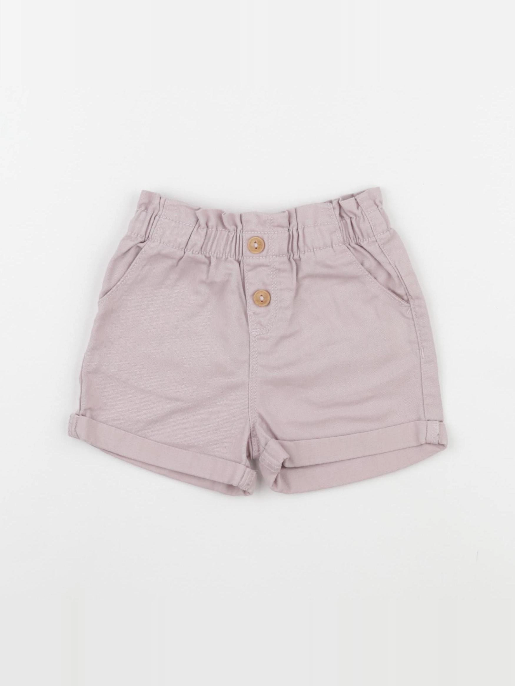 Vertbaudet - short violet - 24 mois