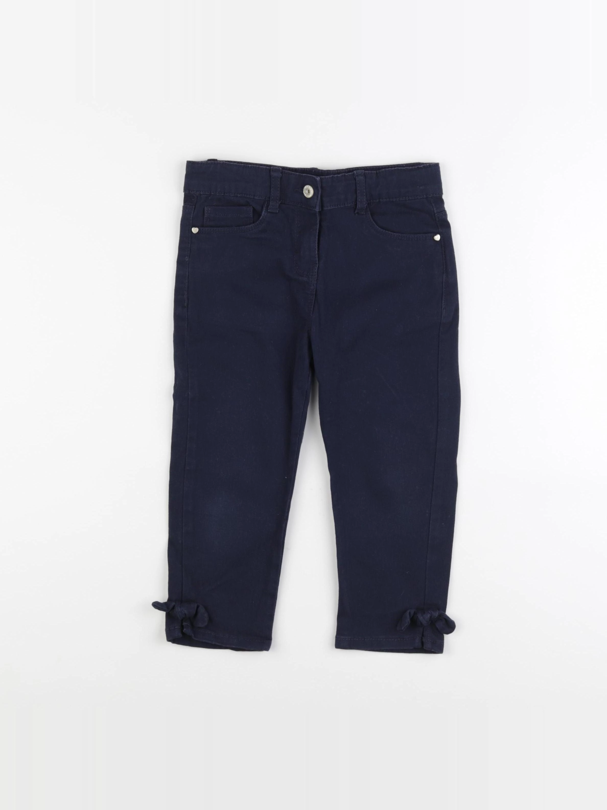 Vertbaudet - pantacourt bleu - 6 ans