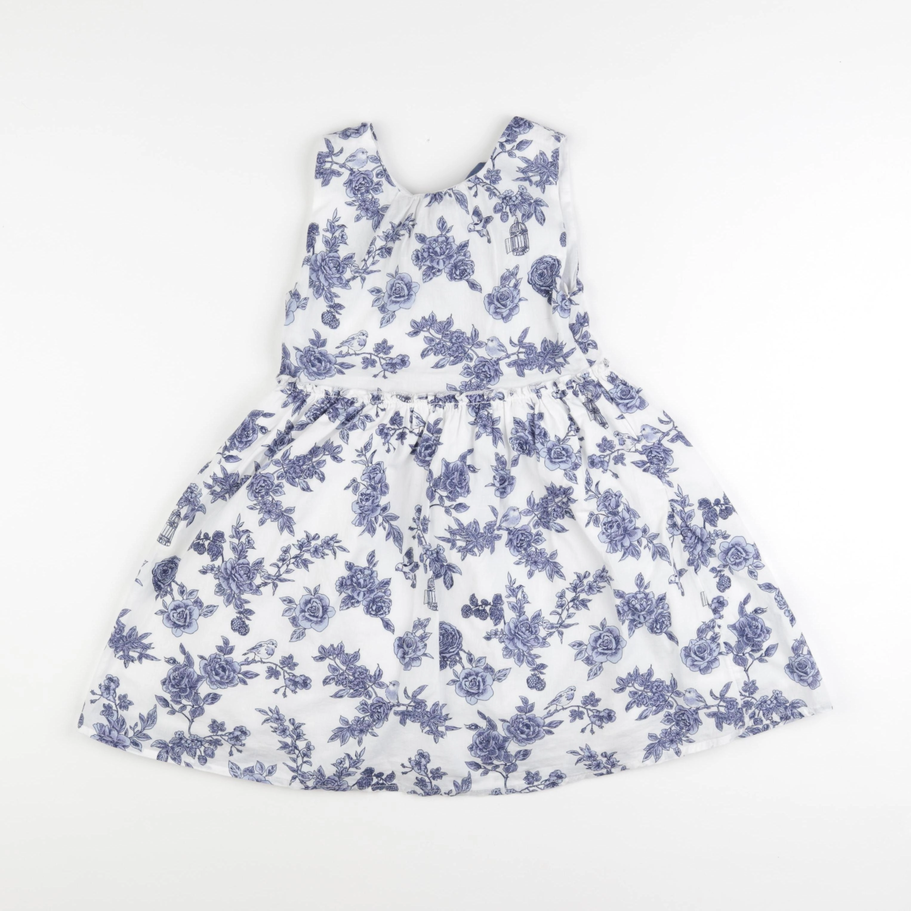 Vertbaudet - robe bleu - 7 ans