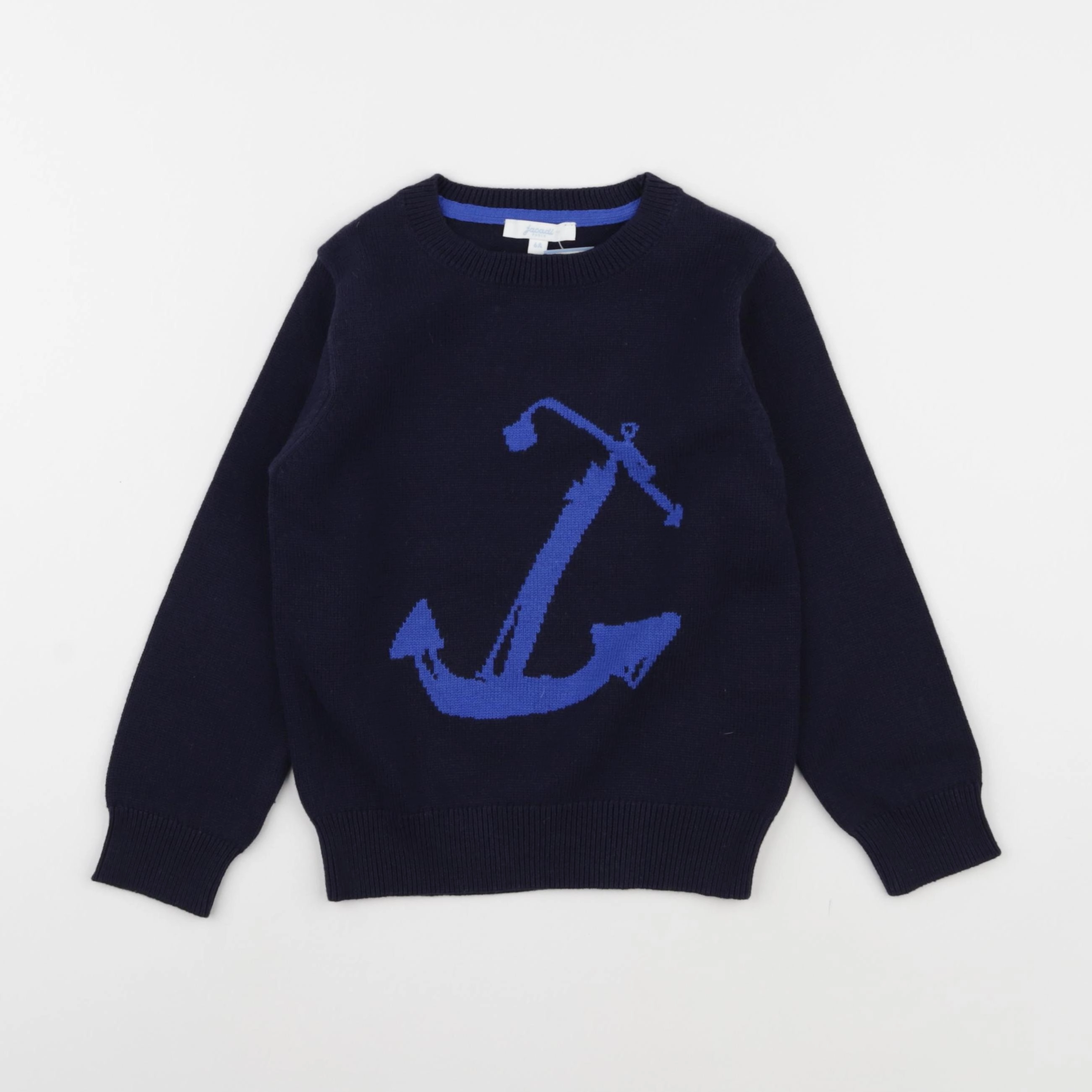 Jacadi - pull bleu - 6 ans