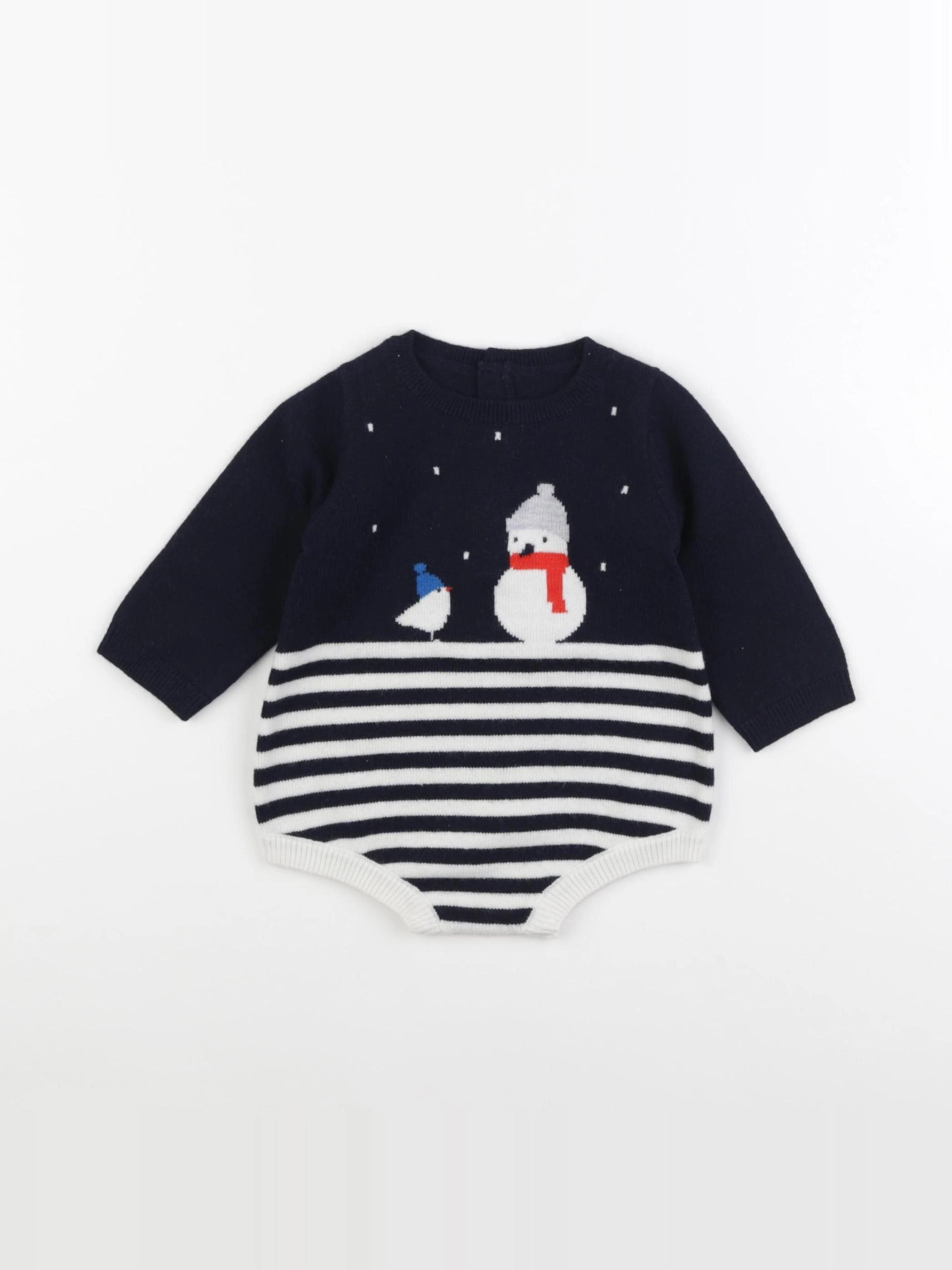Jacadi - combinaison bleu - 6 mois