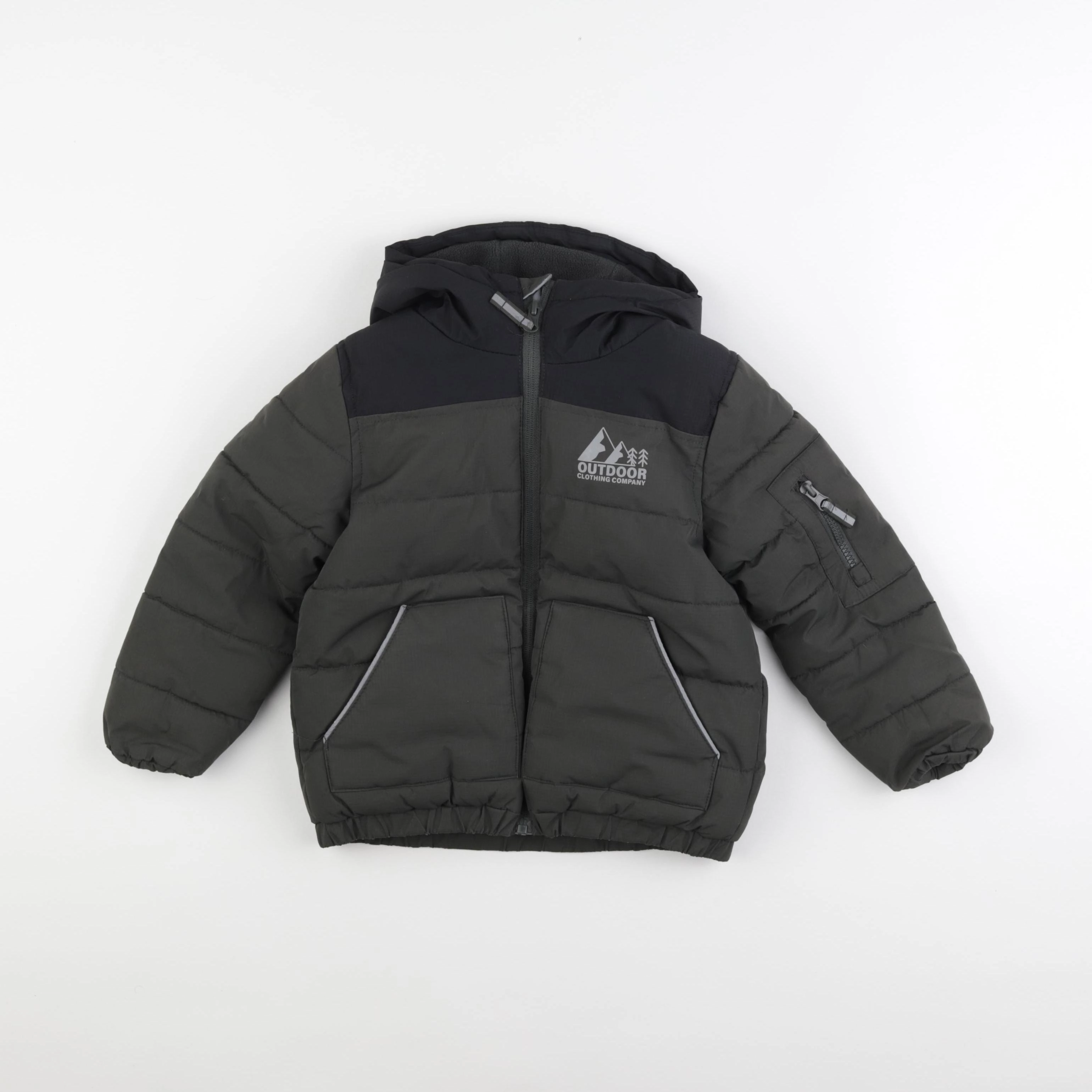 Vertbaudet - doudoune vert - 4 ans