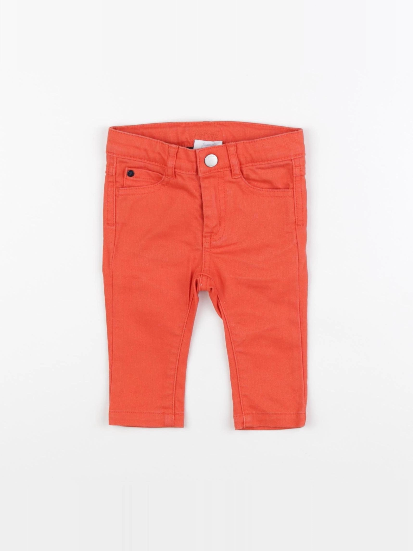 Jacadi - jean rouge - 6 mois