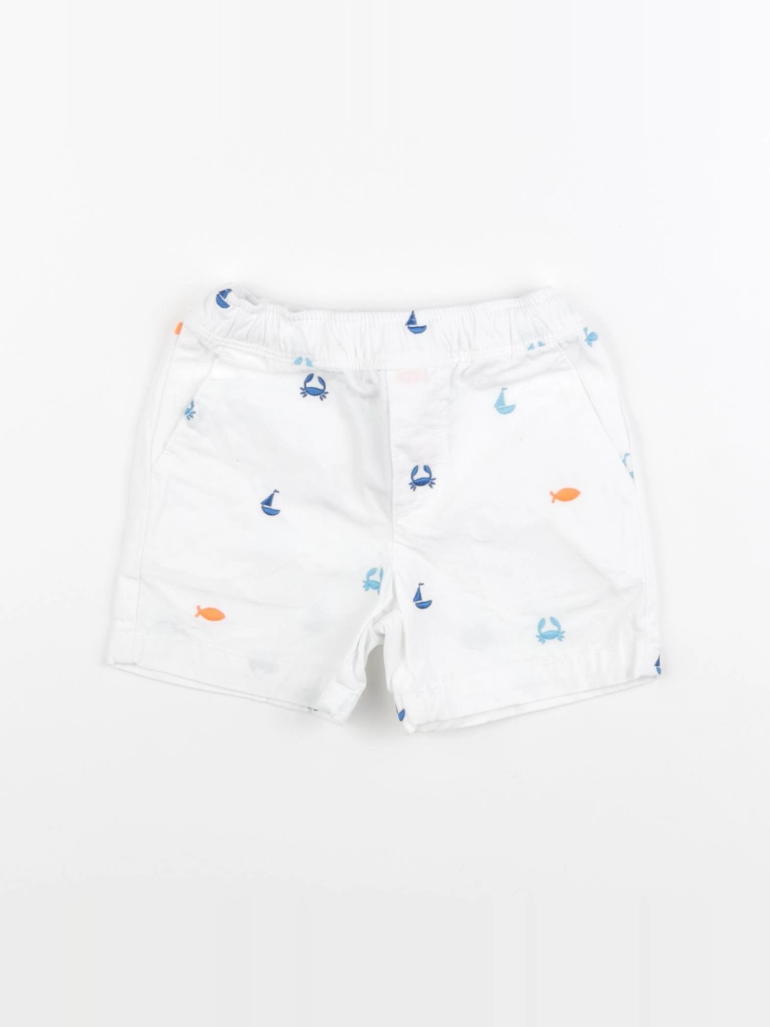 Jacadi - short blanc - 6 mois
