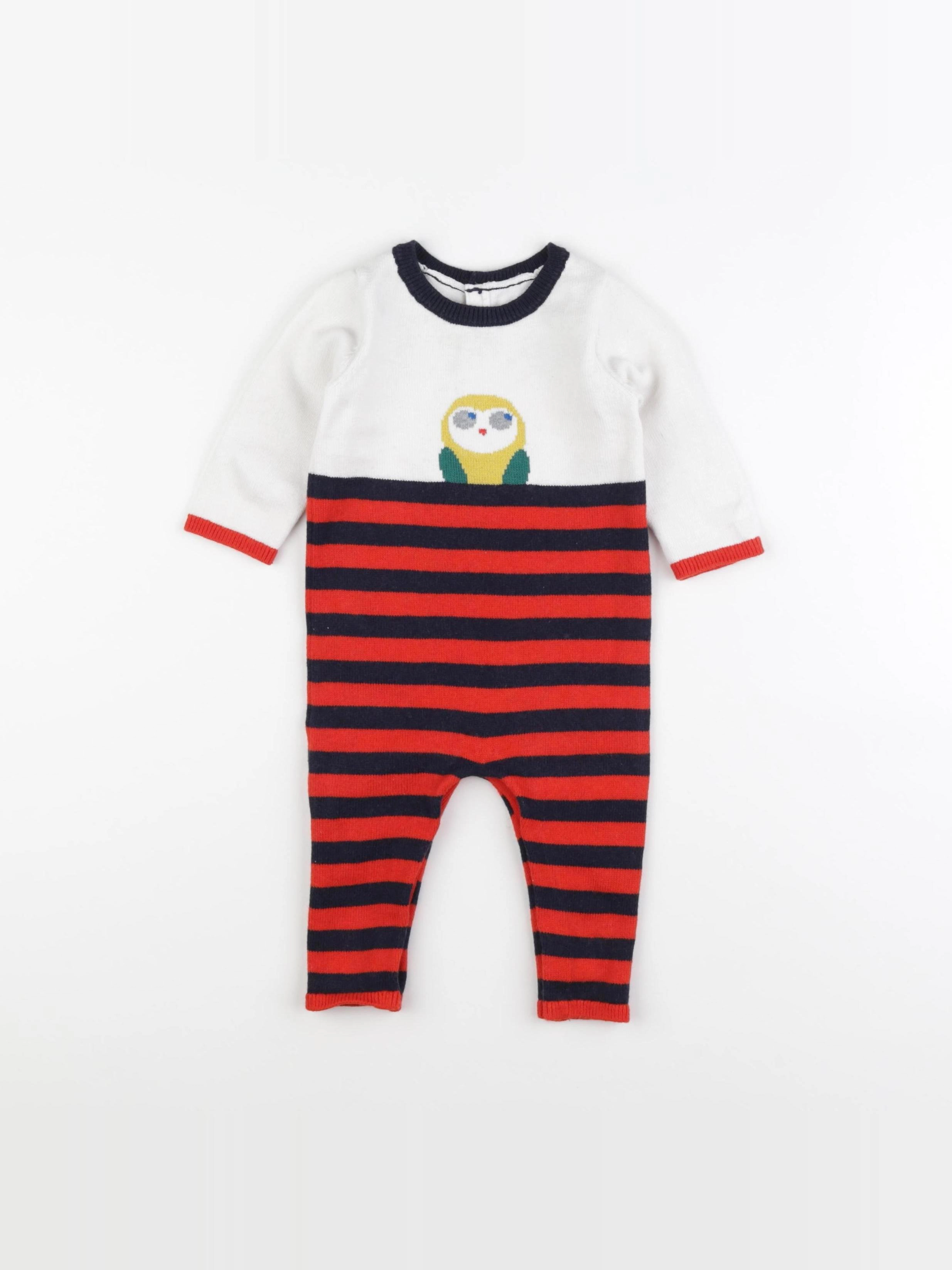Jacadi - combinaison multicolore - 6 mois