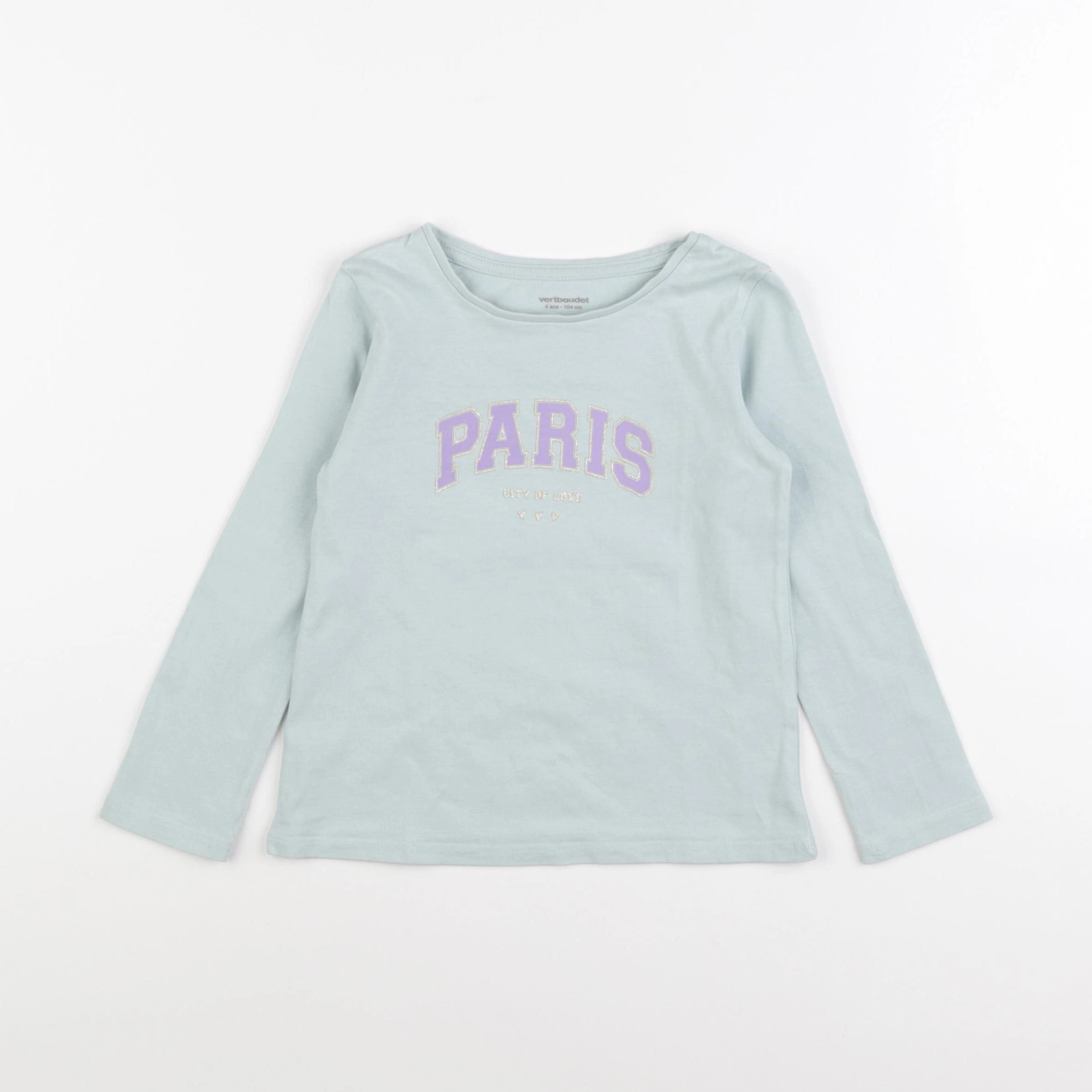 Vertbaudet - tee-shirt multicolore - 4 ans