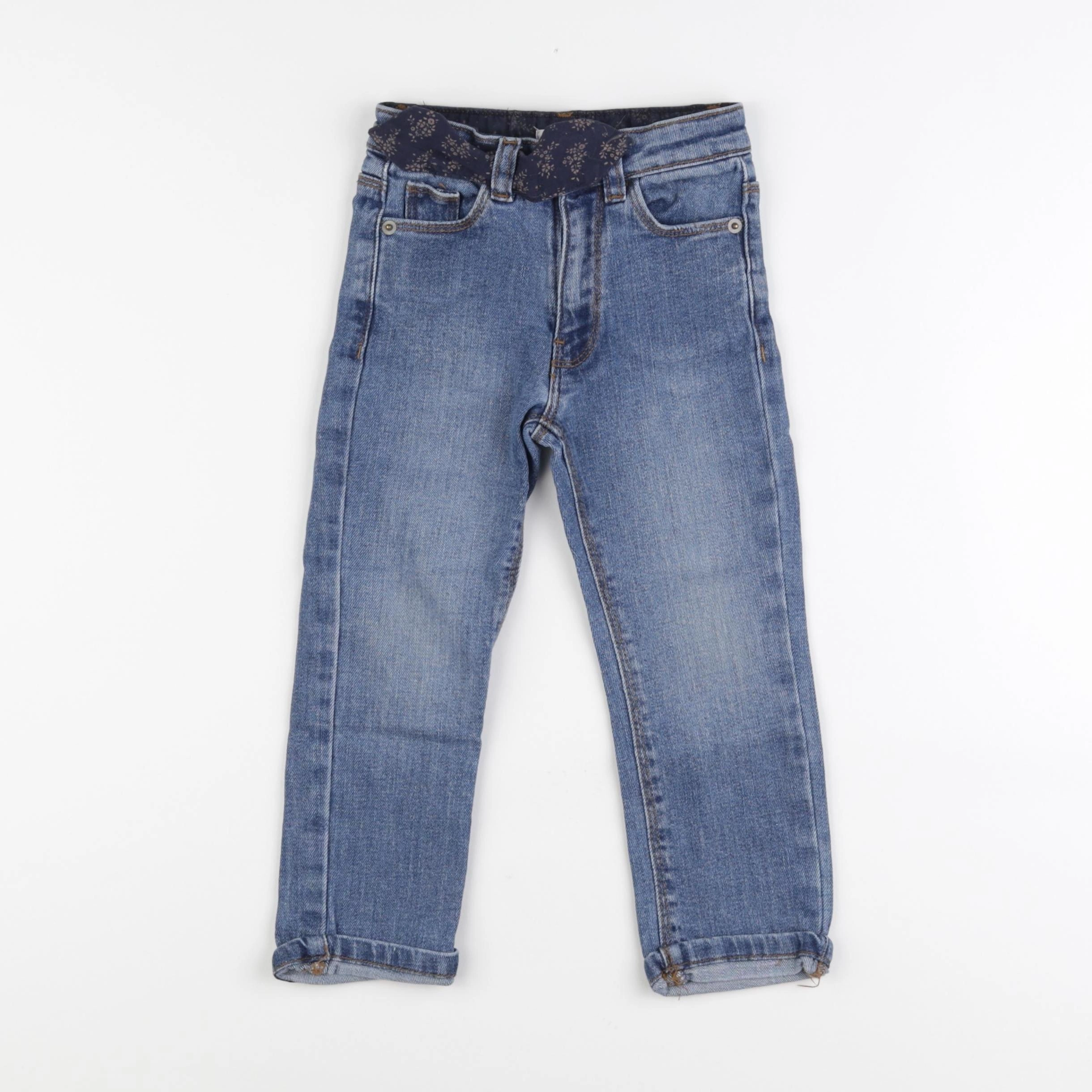 Vertbaudet - jean bleu - 3 ans