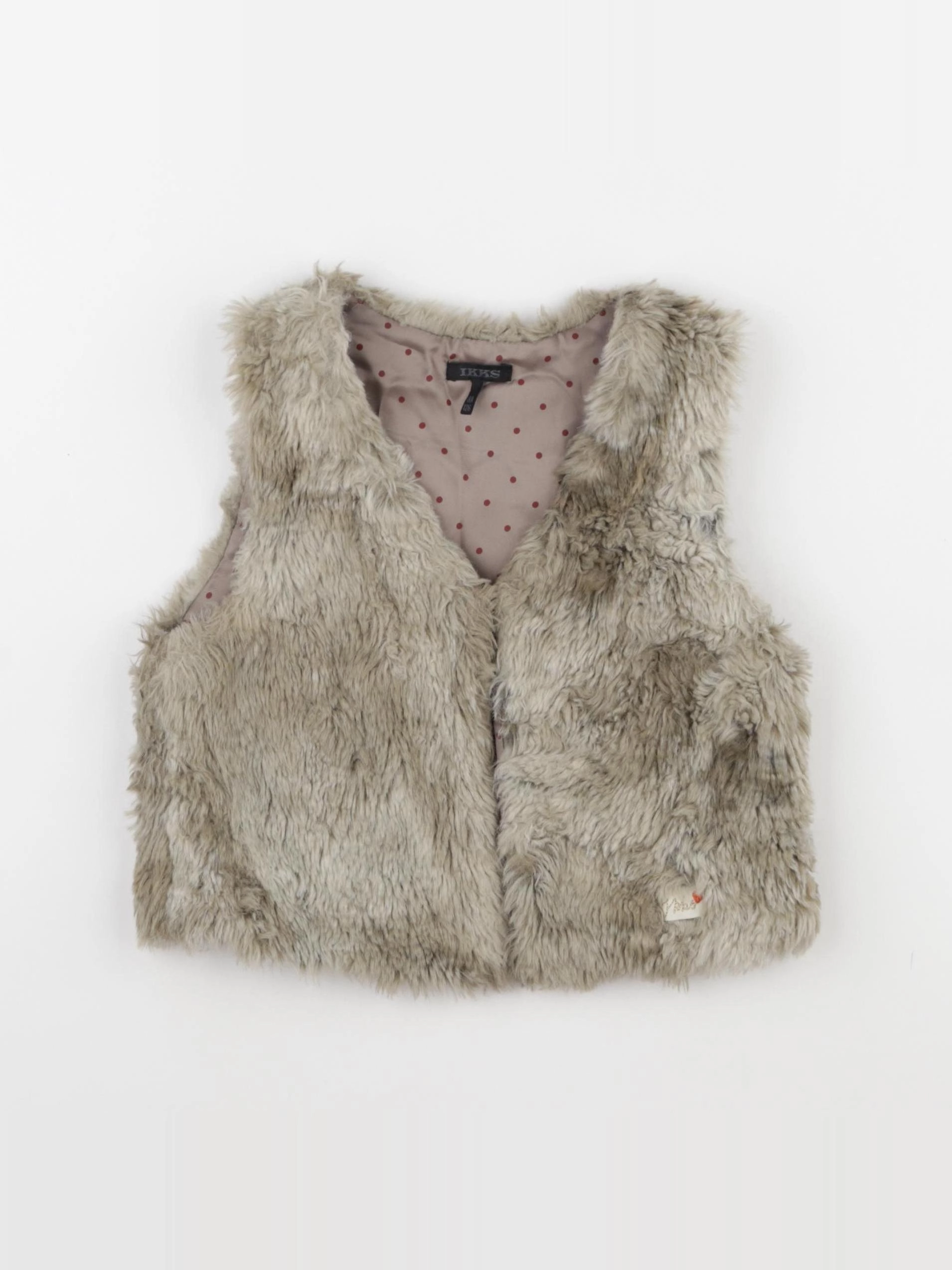 IKKS - gilet marron - 8 ans