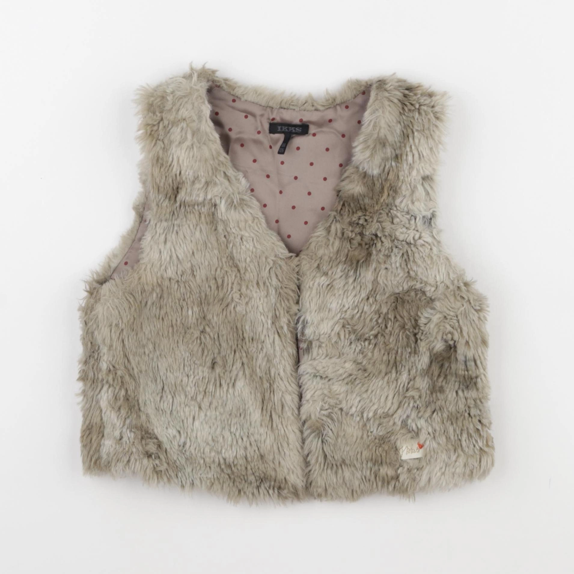 IKKS - gilet marron - 8 ans