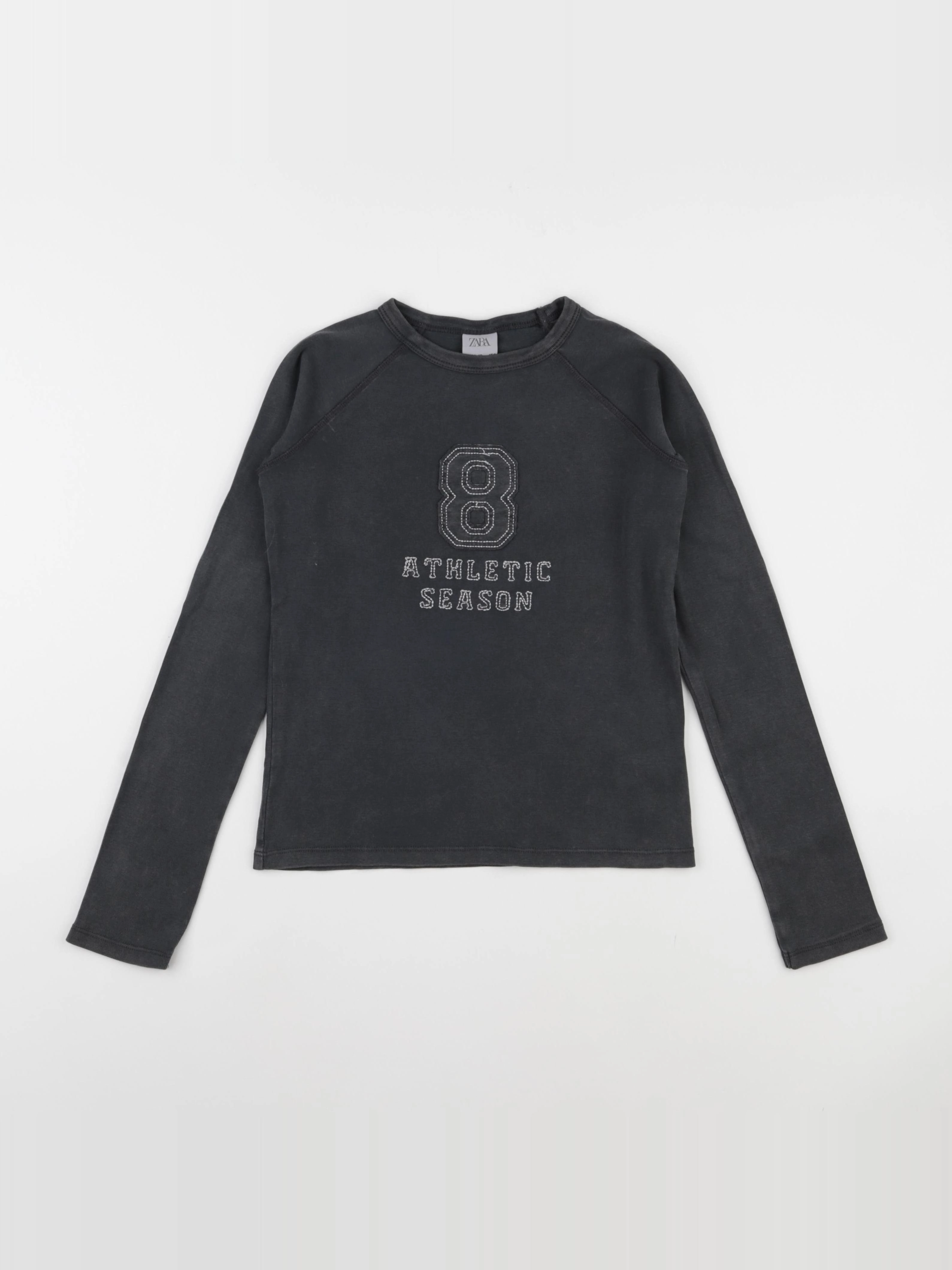 Zara - tee-shirt gris - 11/12 ans