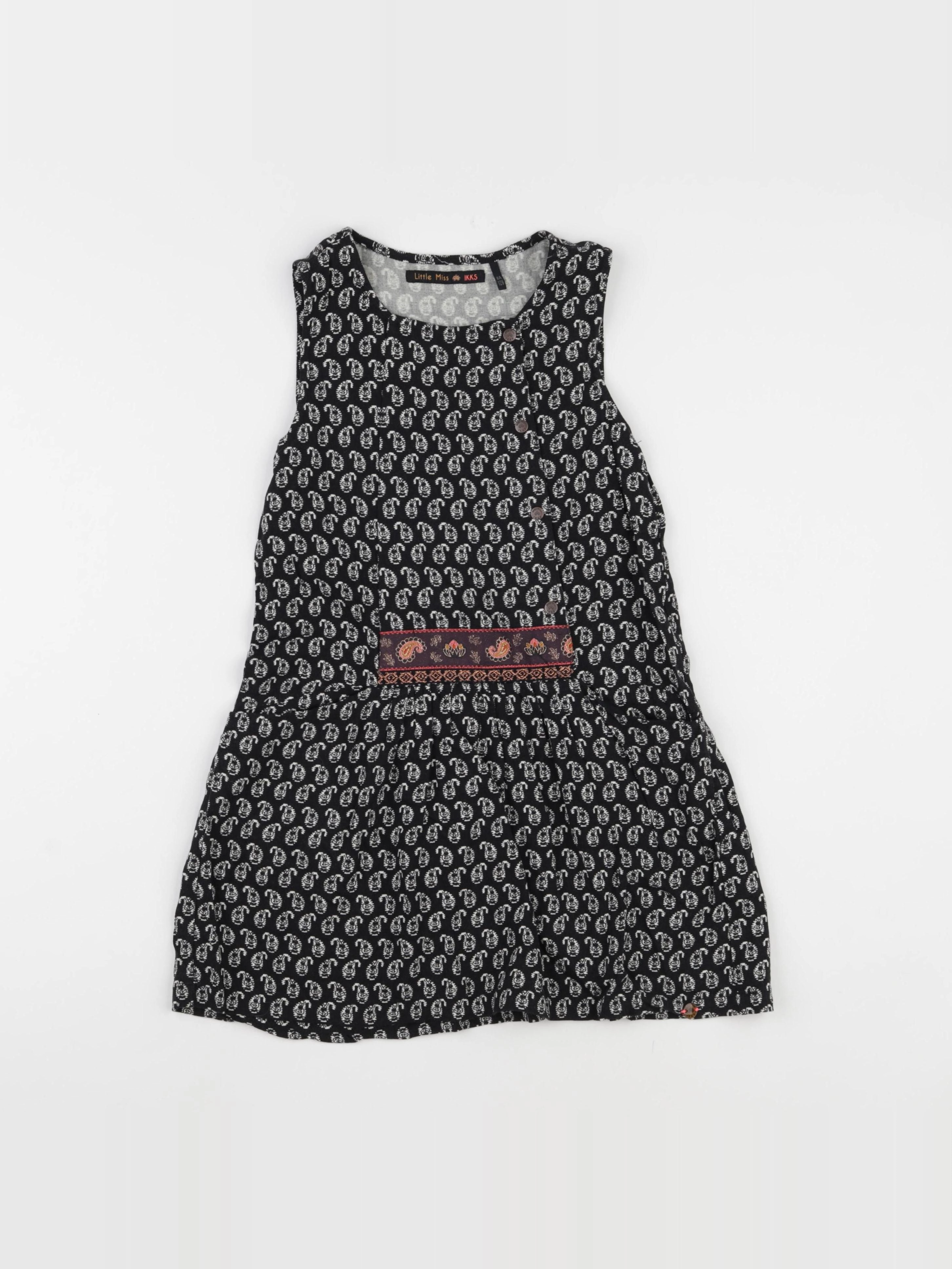 IKKS - robe gris - 8 ans