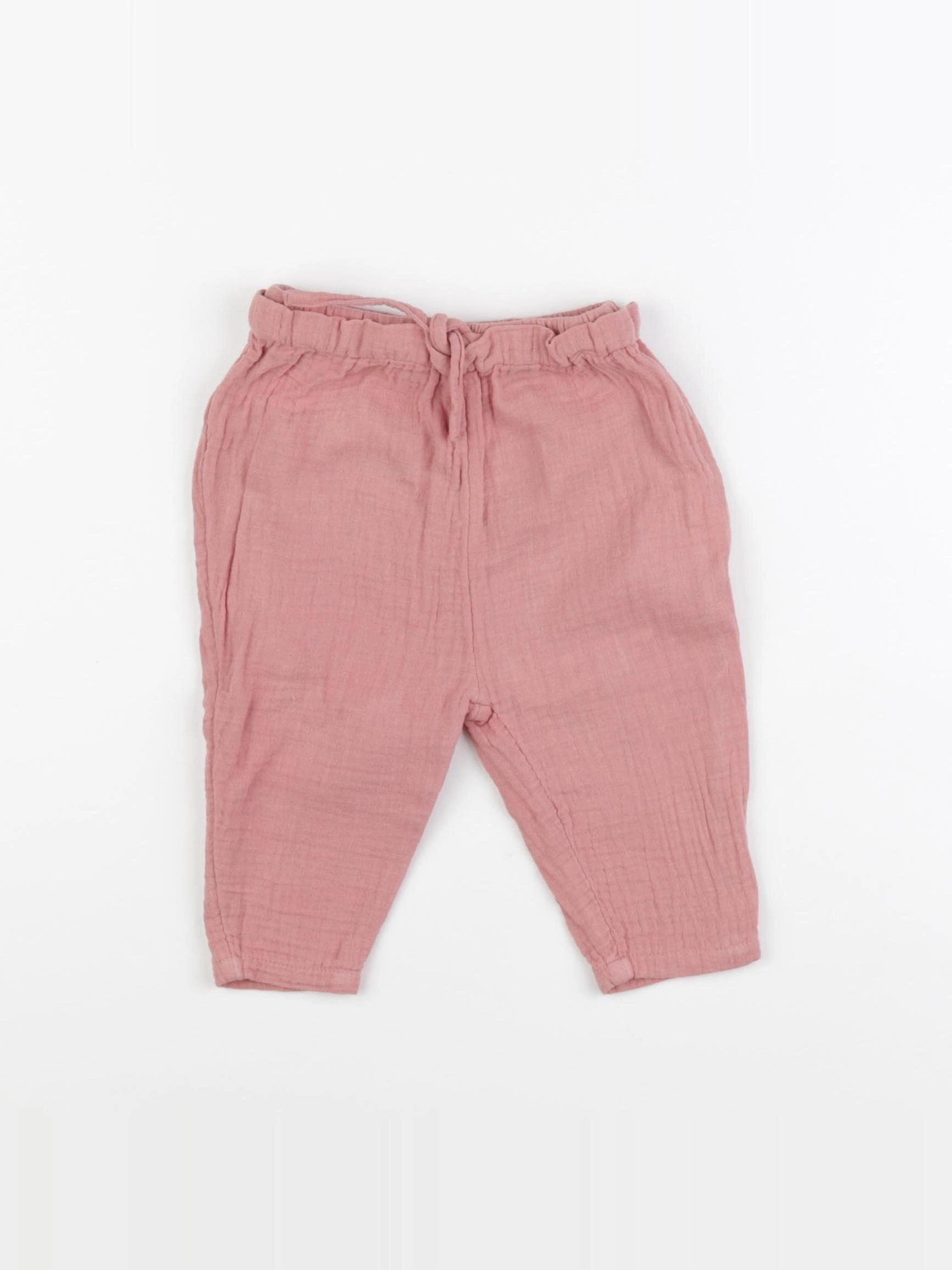 Vertbaudet - pantalon rose - 3 mois