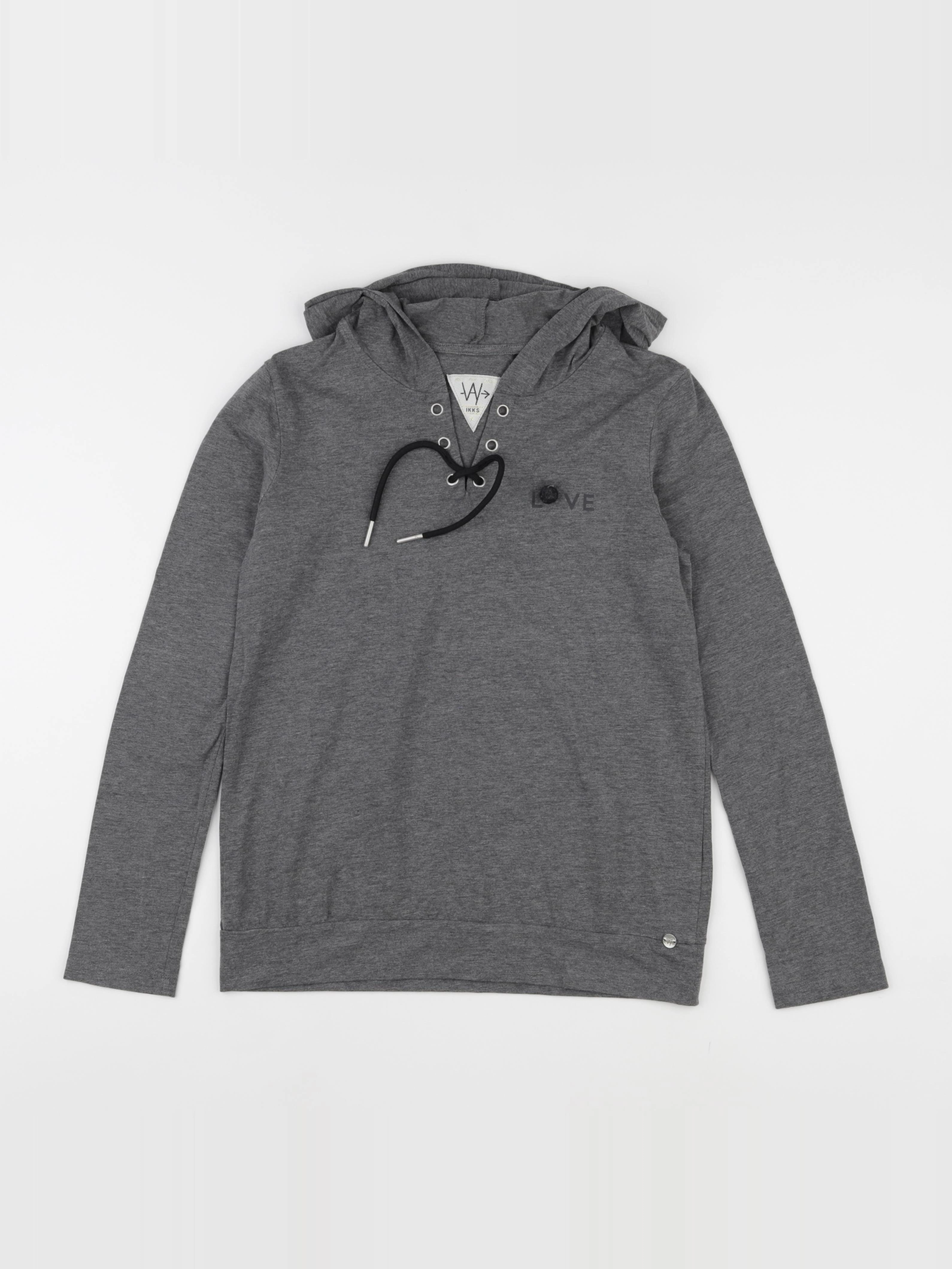 IKKS - tee-shirt gris - 12 ans