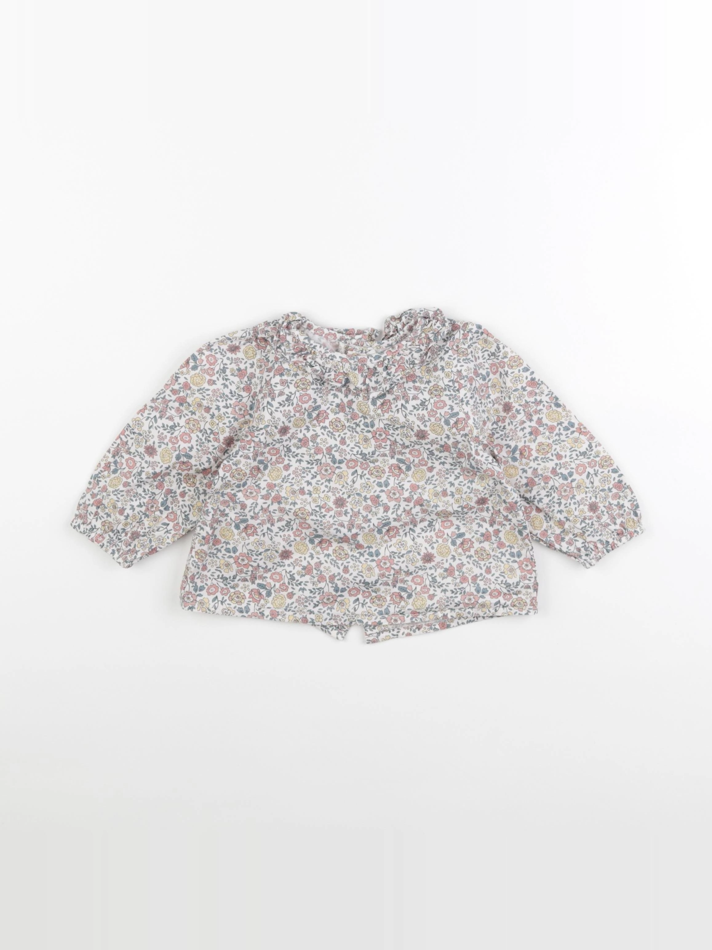 Vertbaudet - blouse multicolore - 9 mois