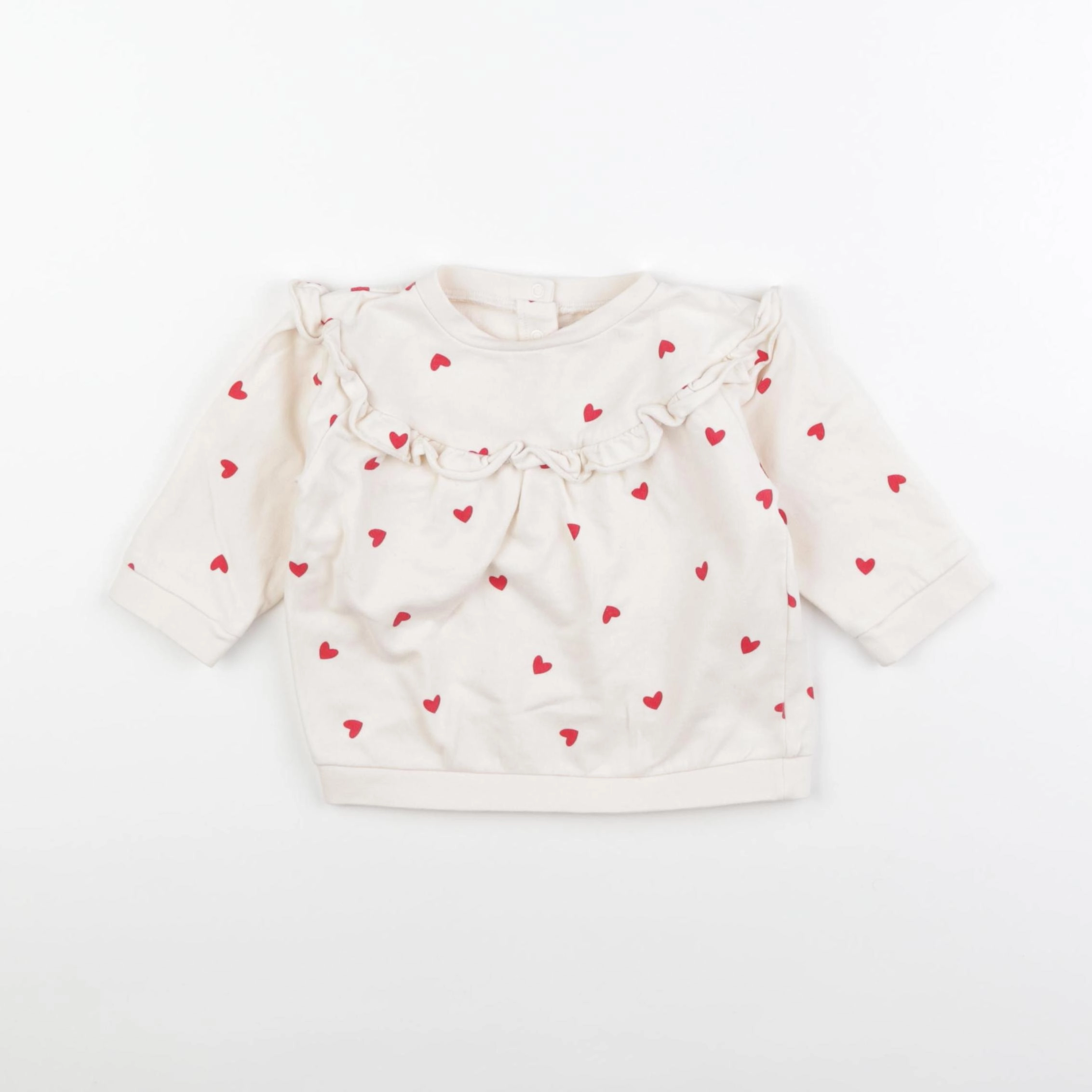 Vertbaudet - sweat multicolore - 12 mois