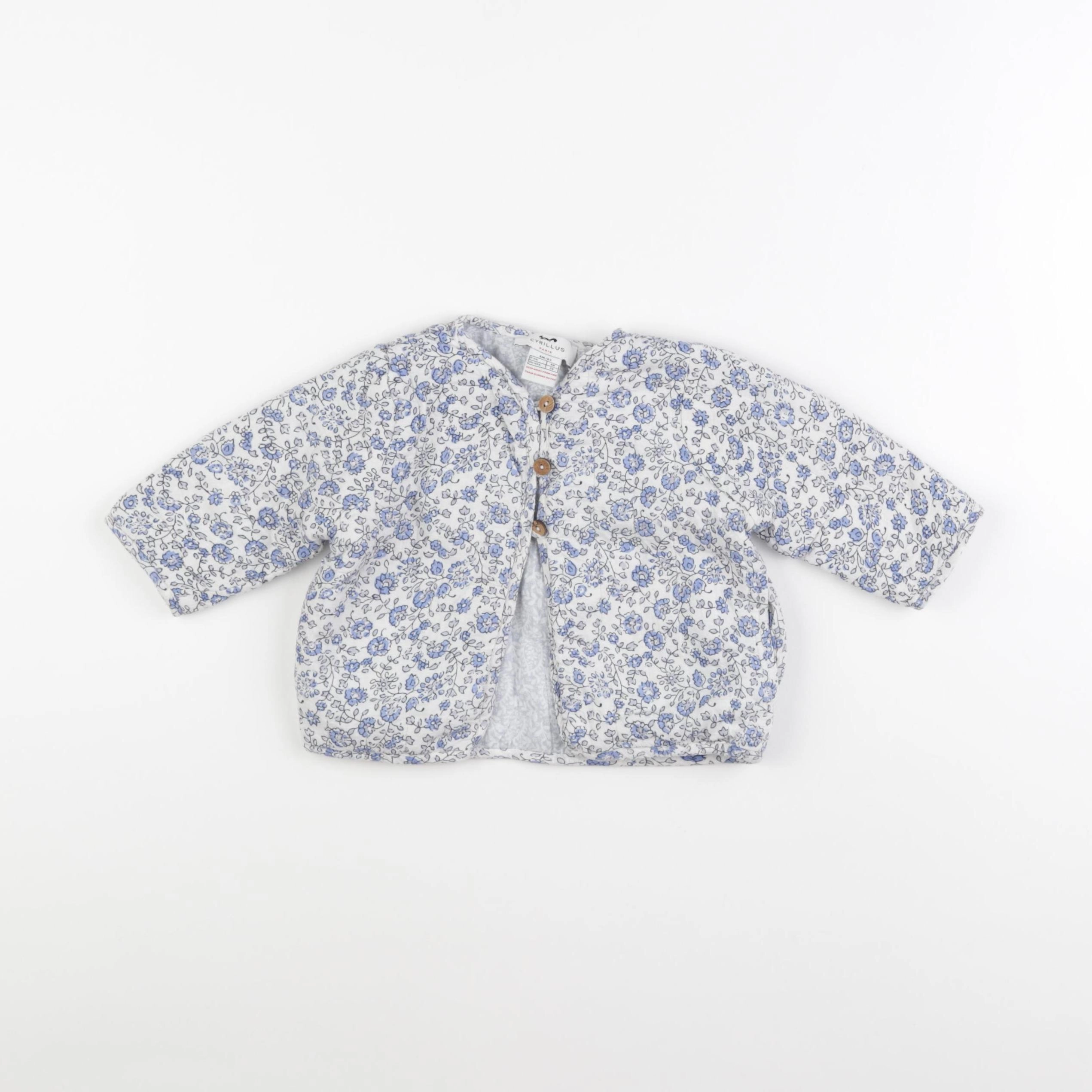 Cyrillus - veste bleu - 6 mois