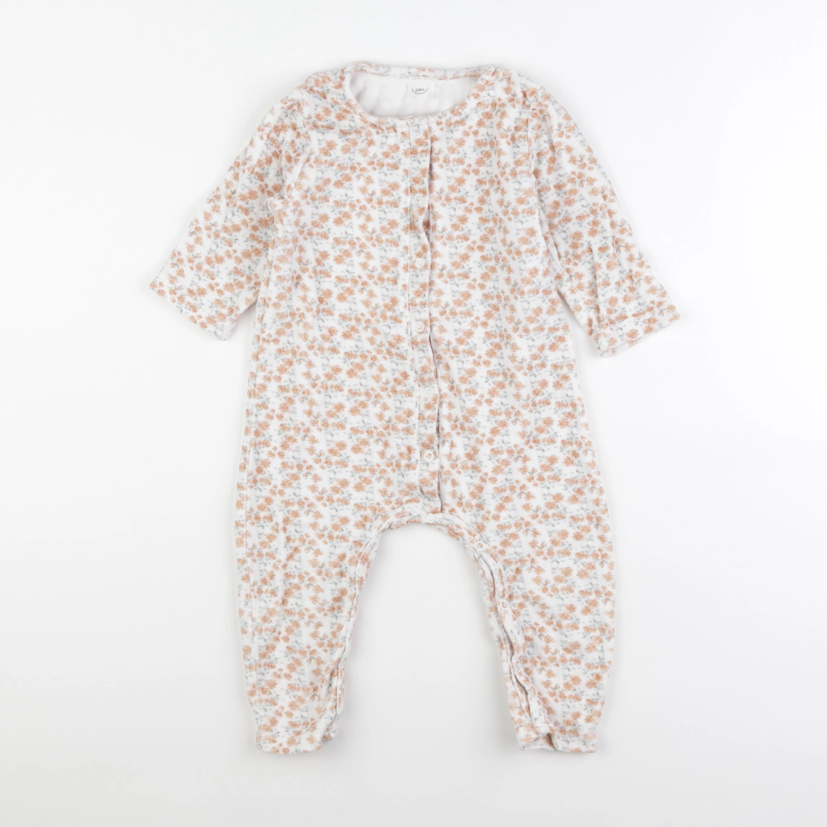 Bonjour Little - pyjama velours orange - 24 mois