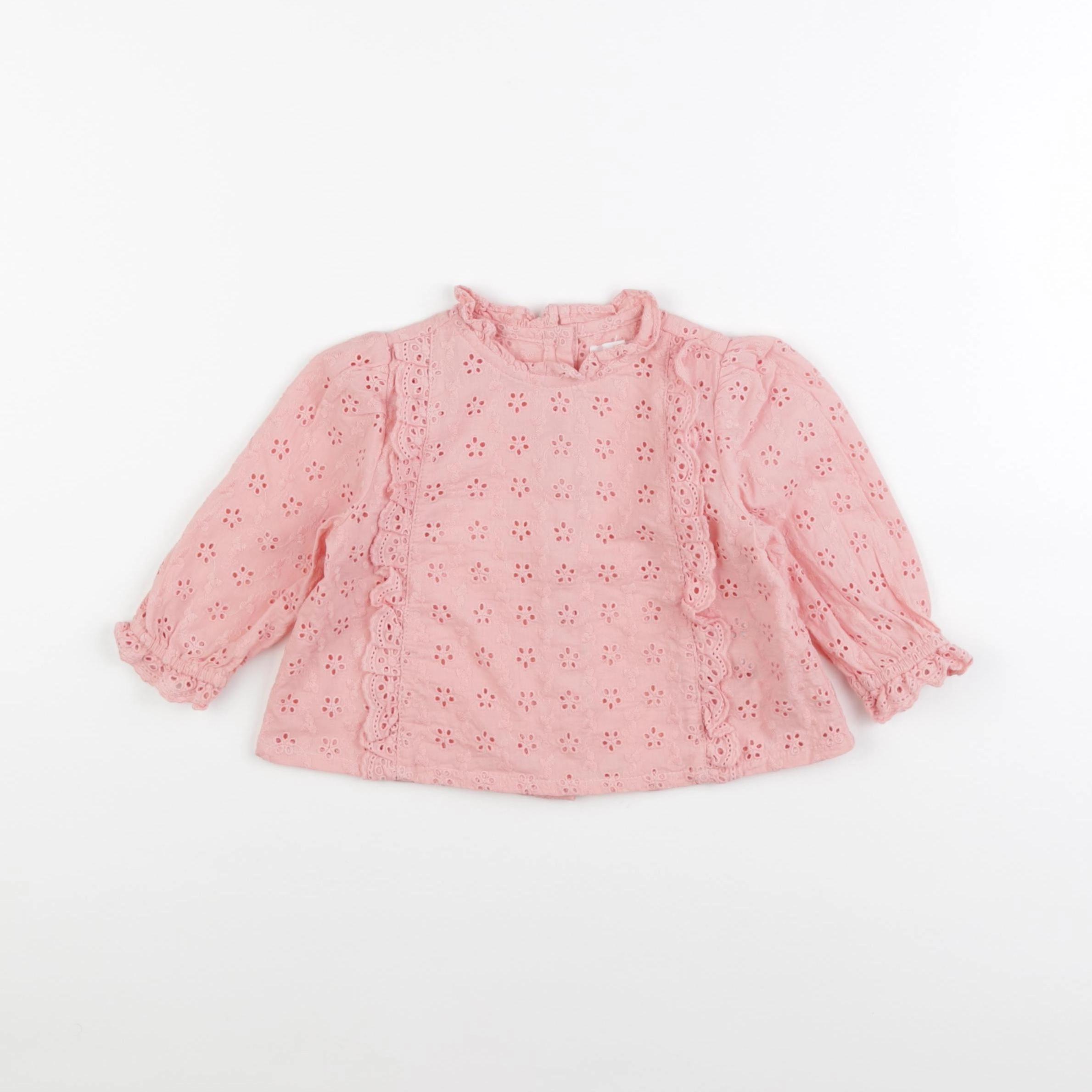 Vertbaudet - blouse rose - 12 mois