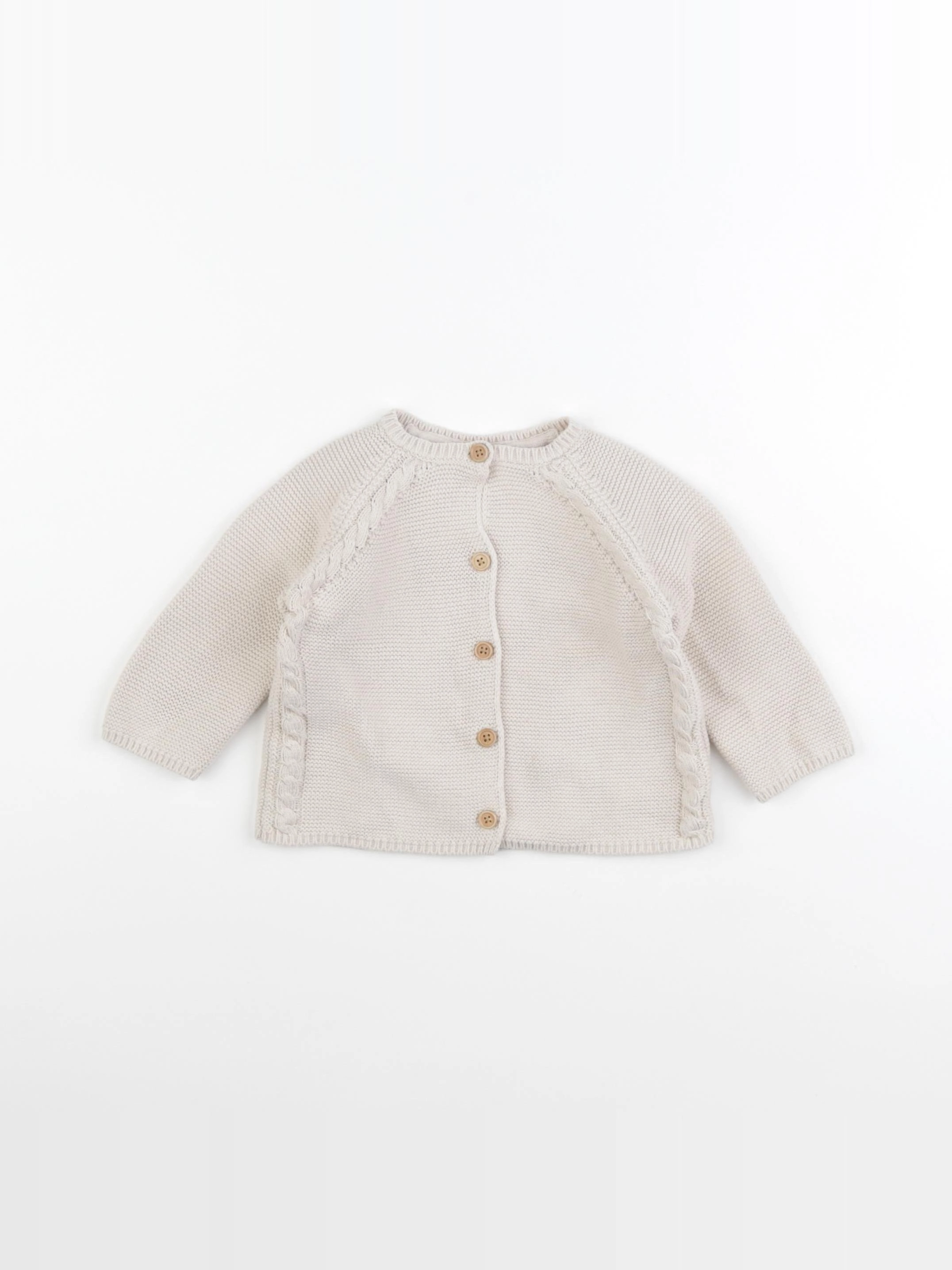 Cyrillus - gilet beige - 9 mois