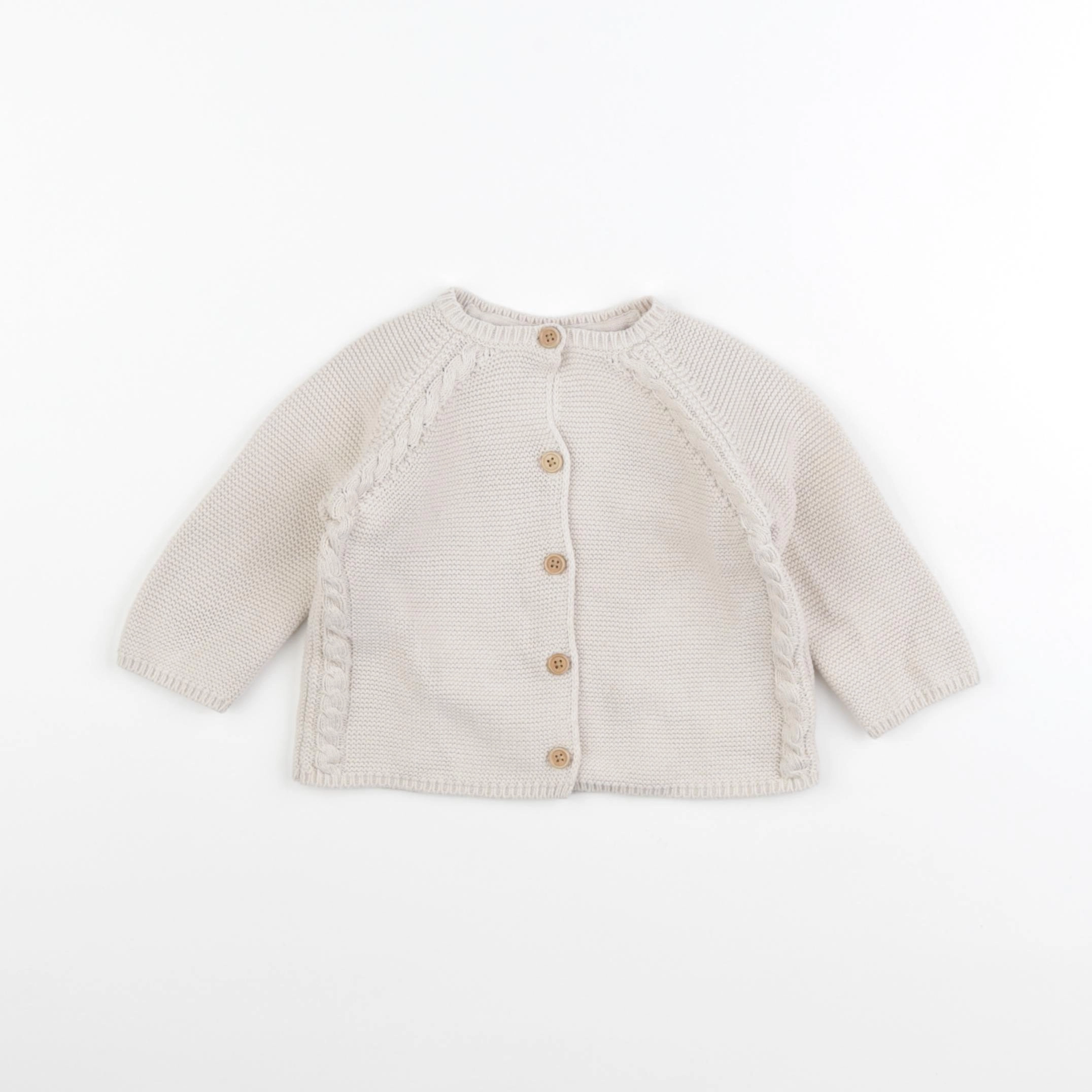 Cyrillus - gilet beige - 9 mois