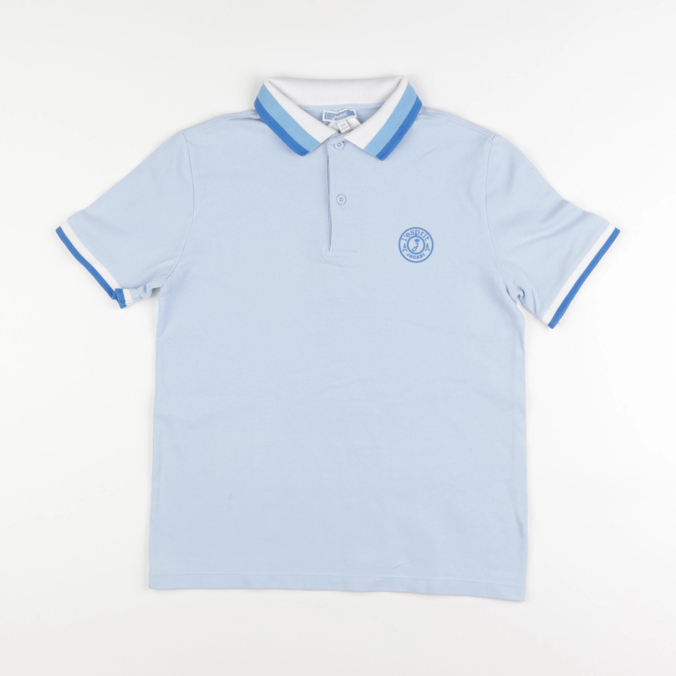 Jacadi - polo bleu - 12 ans
