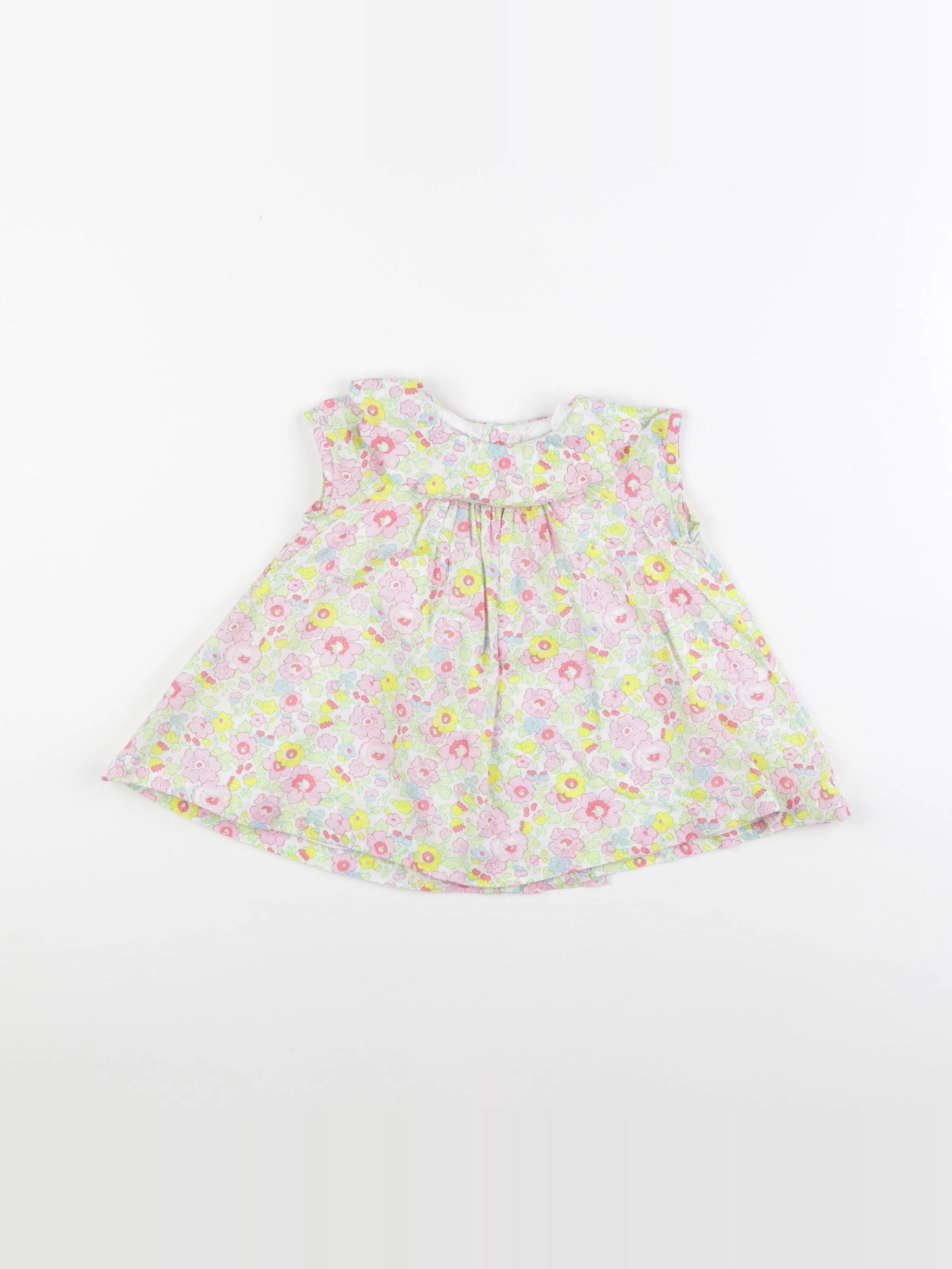 Jacadi - robe liberty multicolore - 6 mois