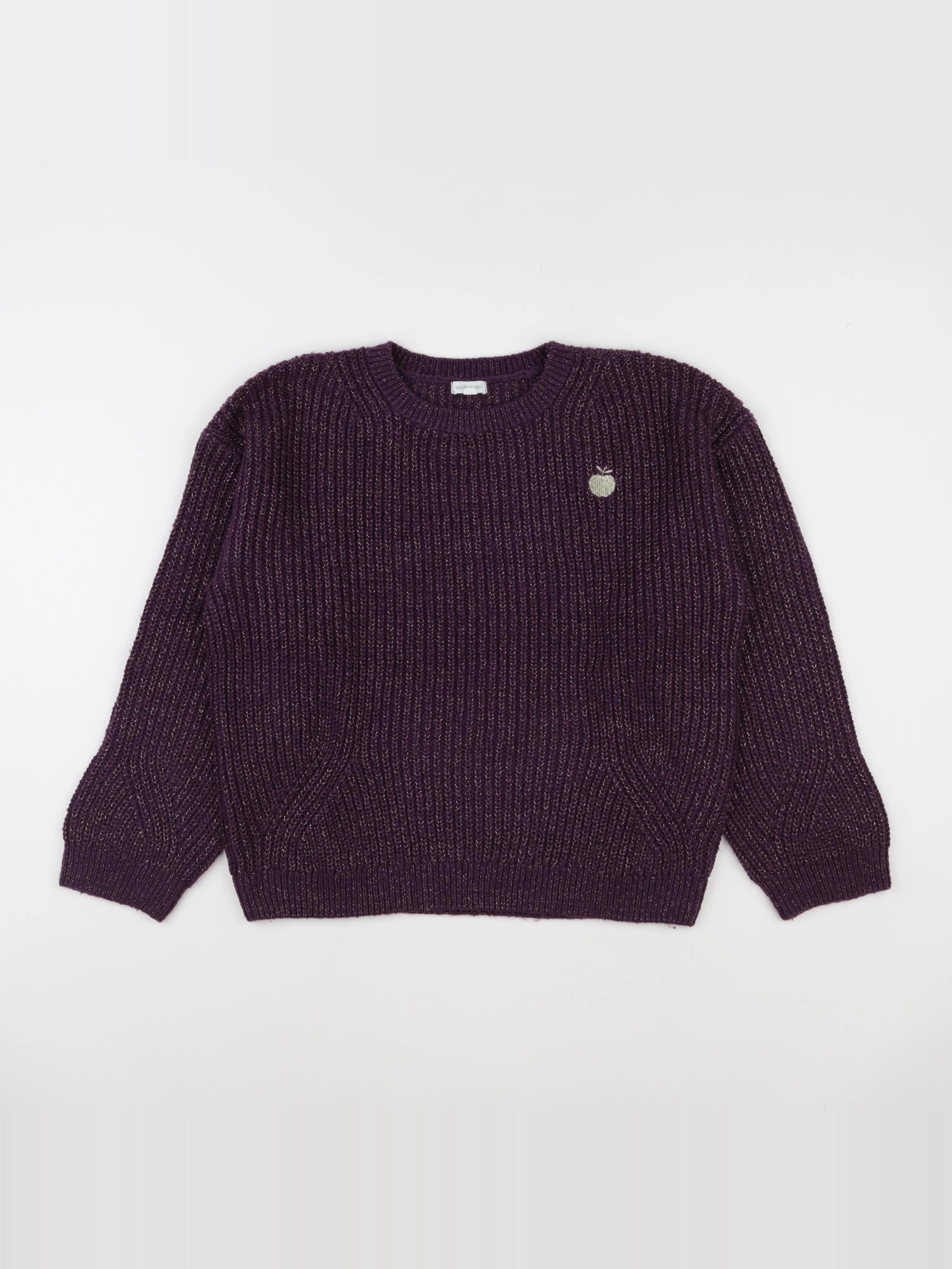 Vertbaudet - pull violet - 14 ans
