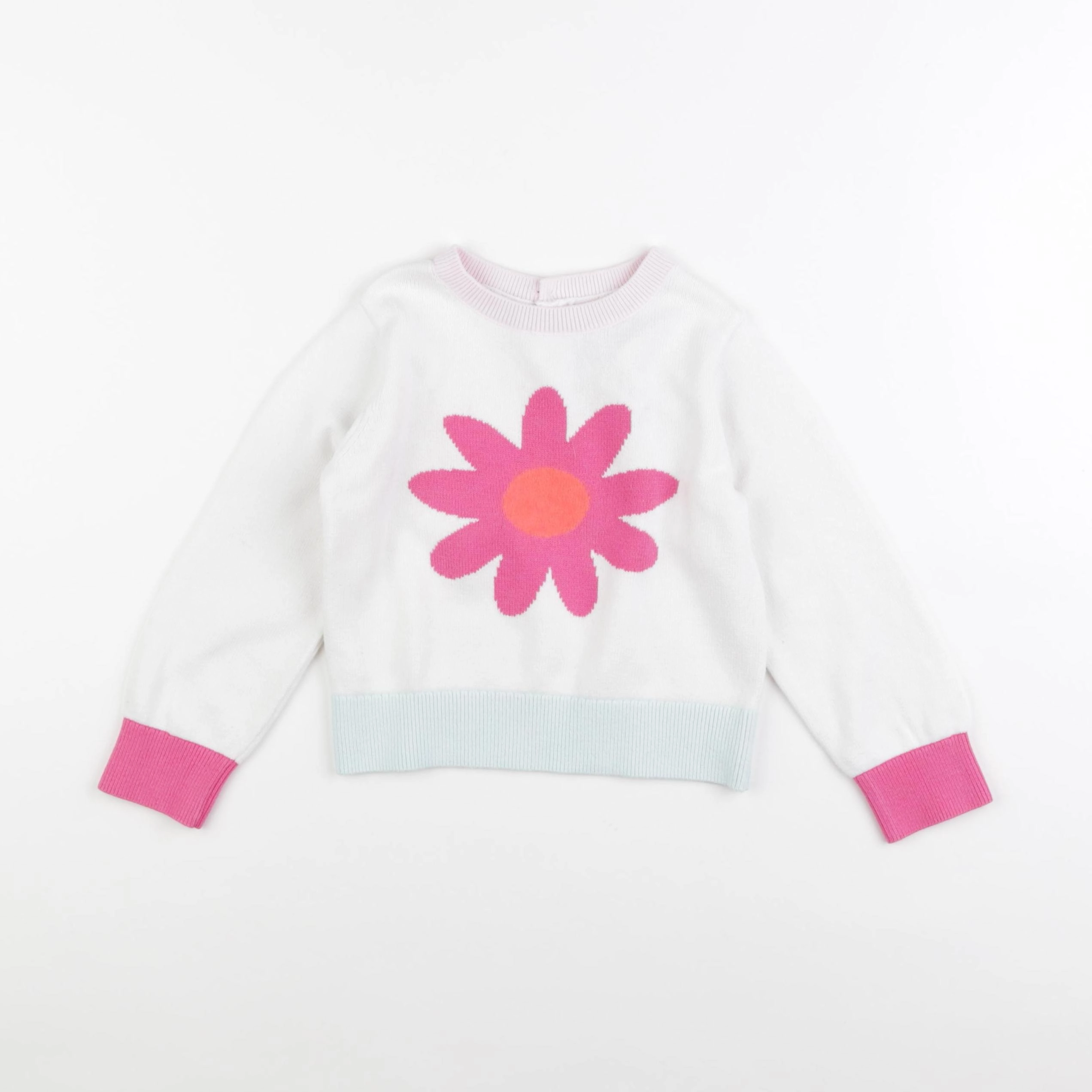 Jacadi - pull blanc - 4 ans