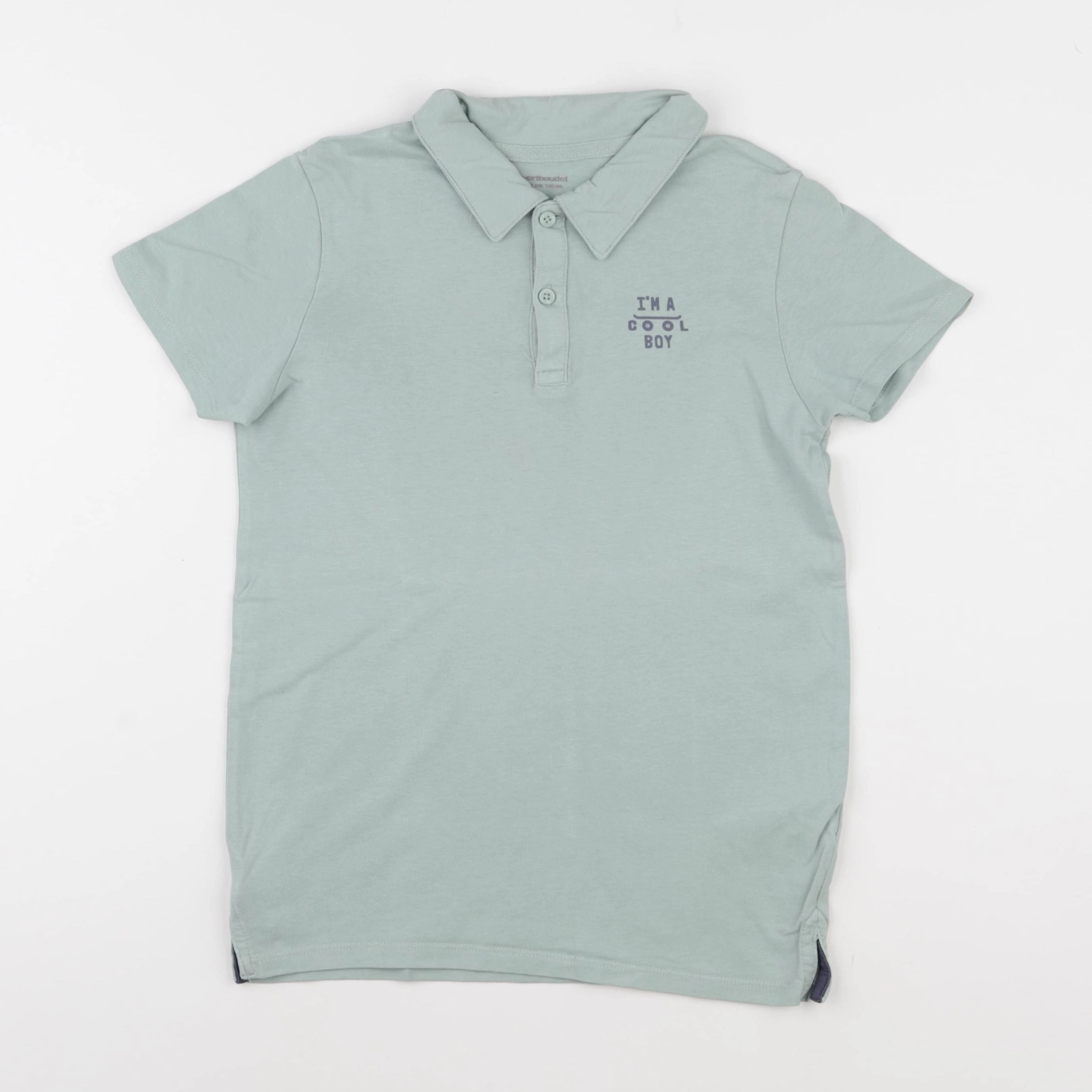 Vertbaudet - polo vert - 10 ans