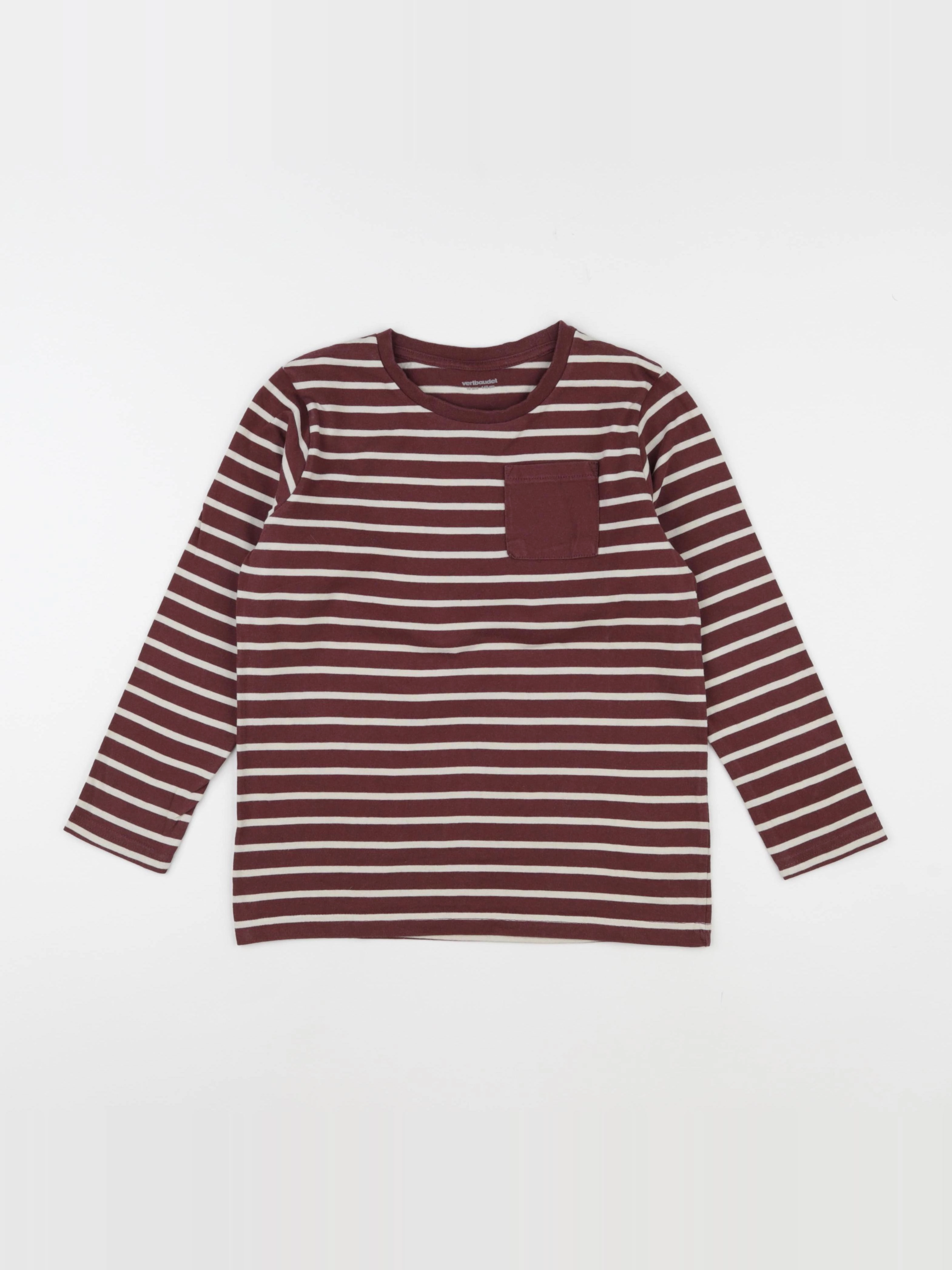 Vertbaudet - tee-shirt marron - 10 ans