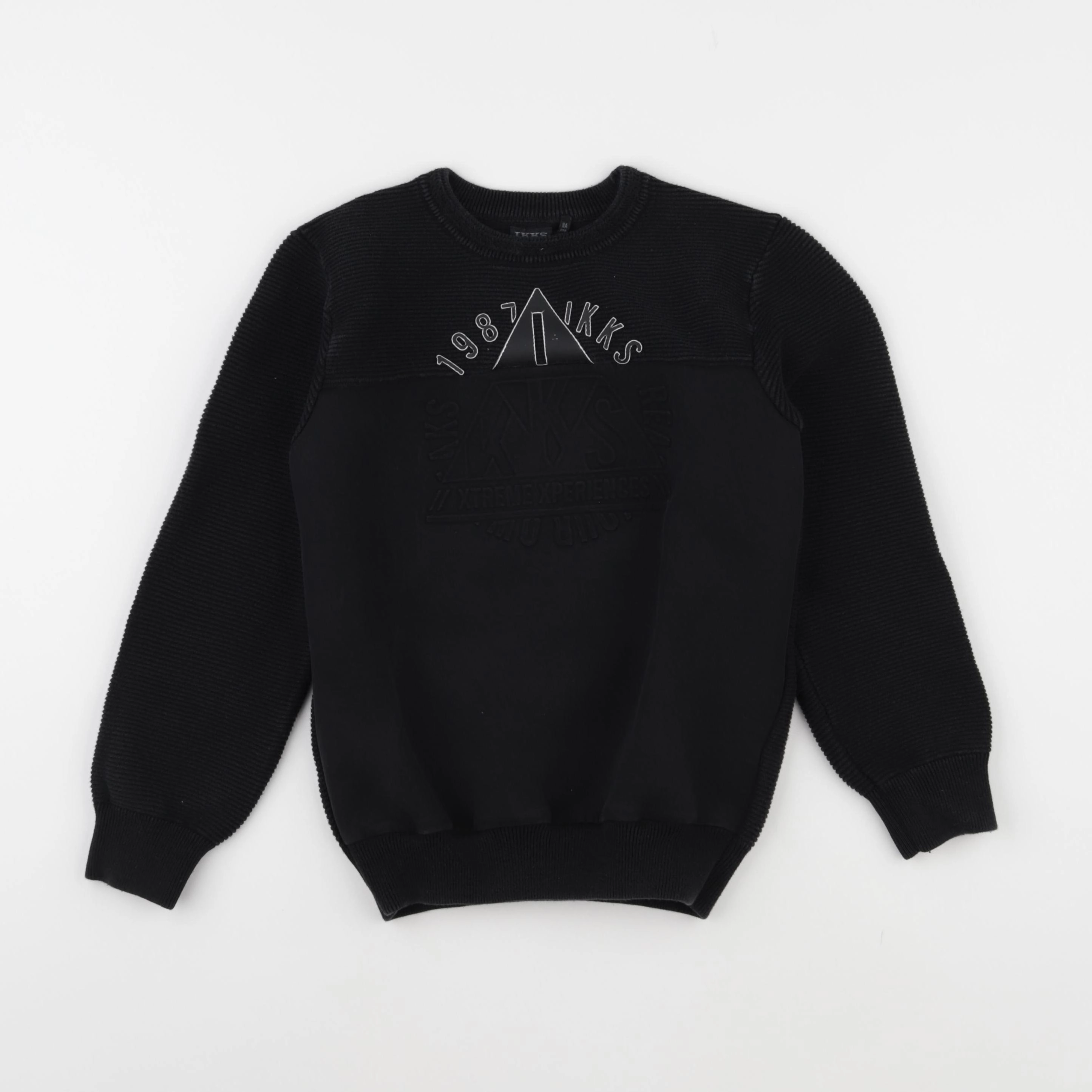 IKKS - pull noir - 8 ans