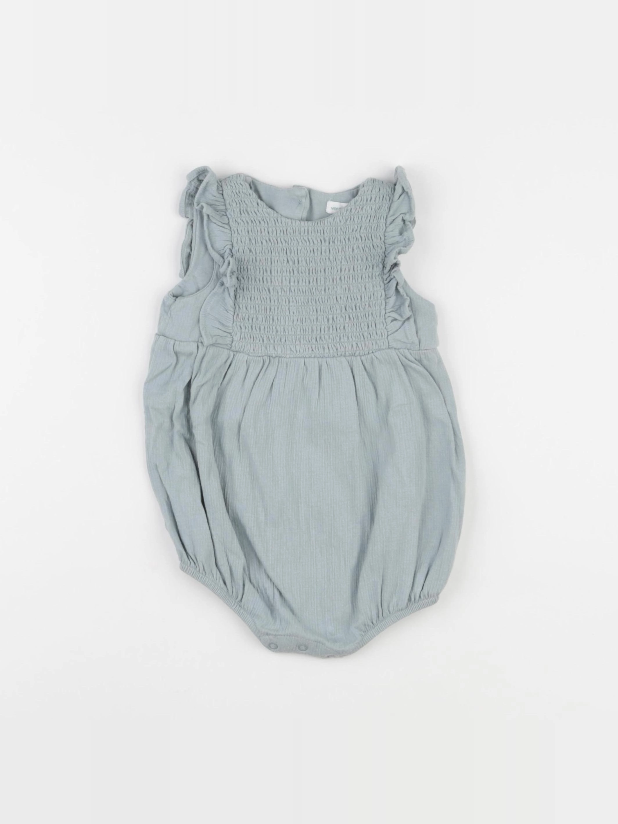 Vertbaudet - combinaison bleu - 12 mois
