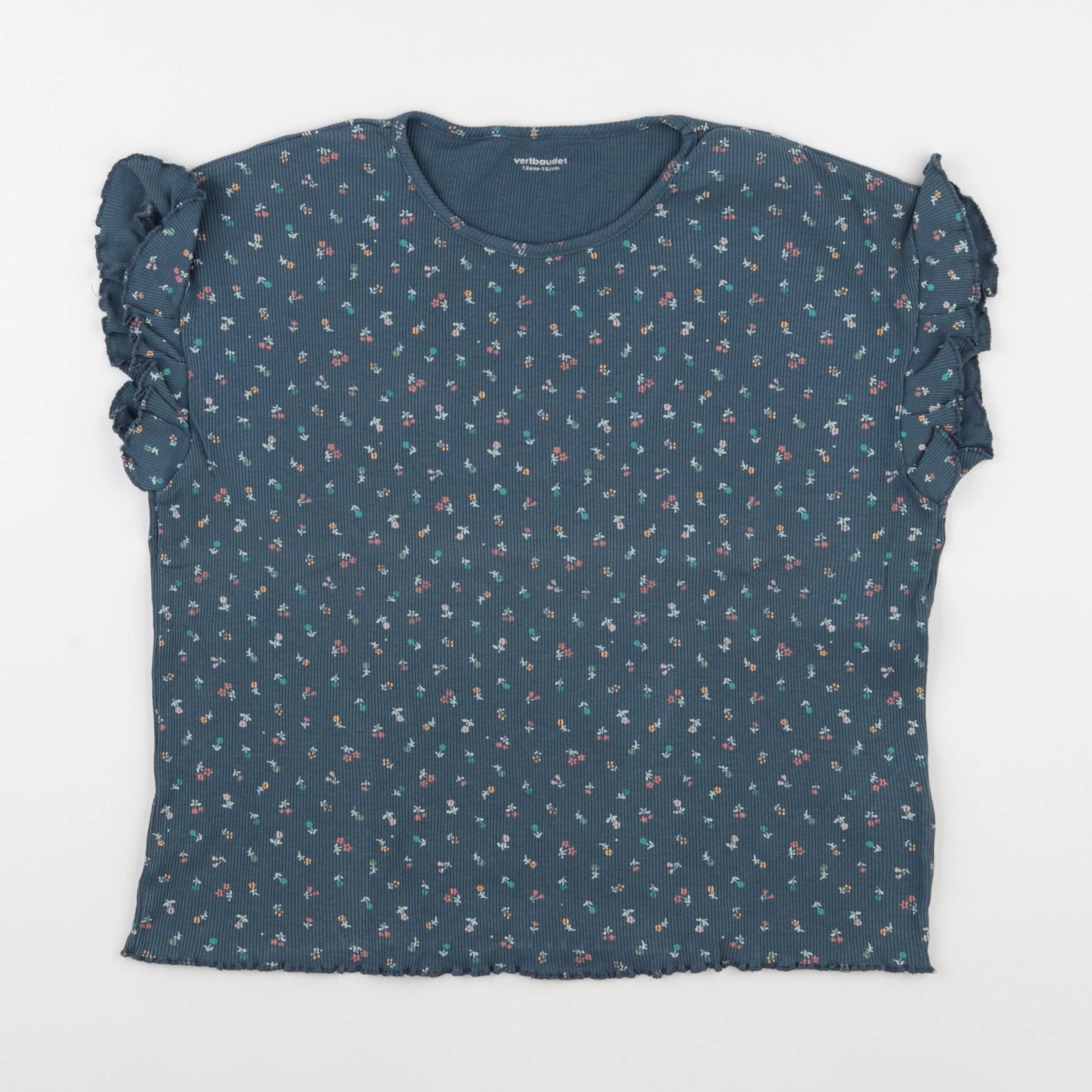 Vertbaudet - tee-shirt vert - 12 ans