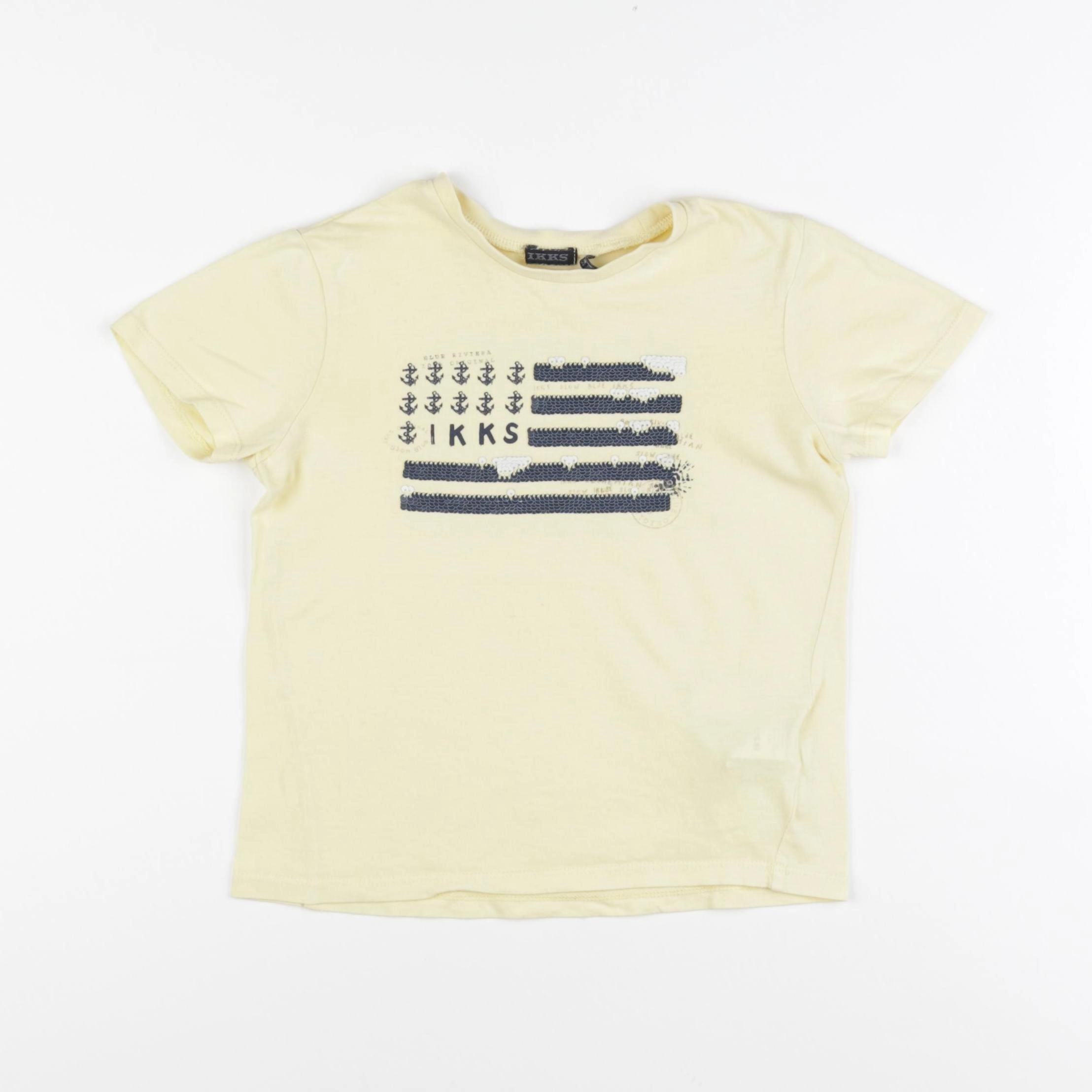 IKKS - tee-shirt jaune - 5 ans