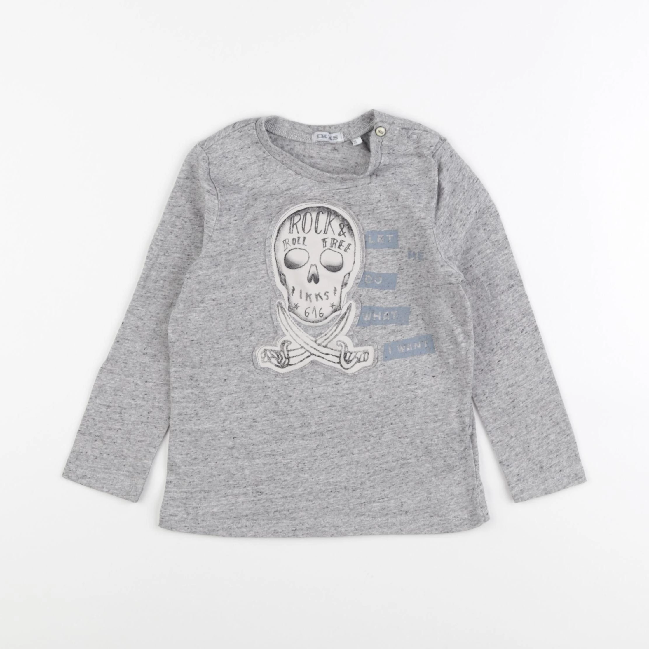 IKKS - tee-shirt gris - 3 ans