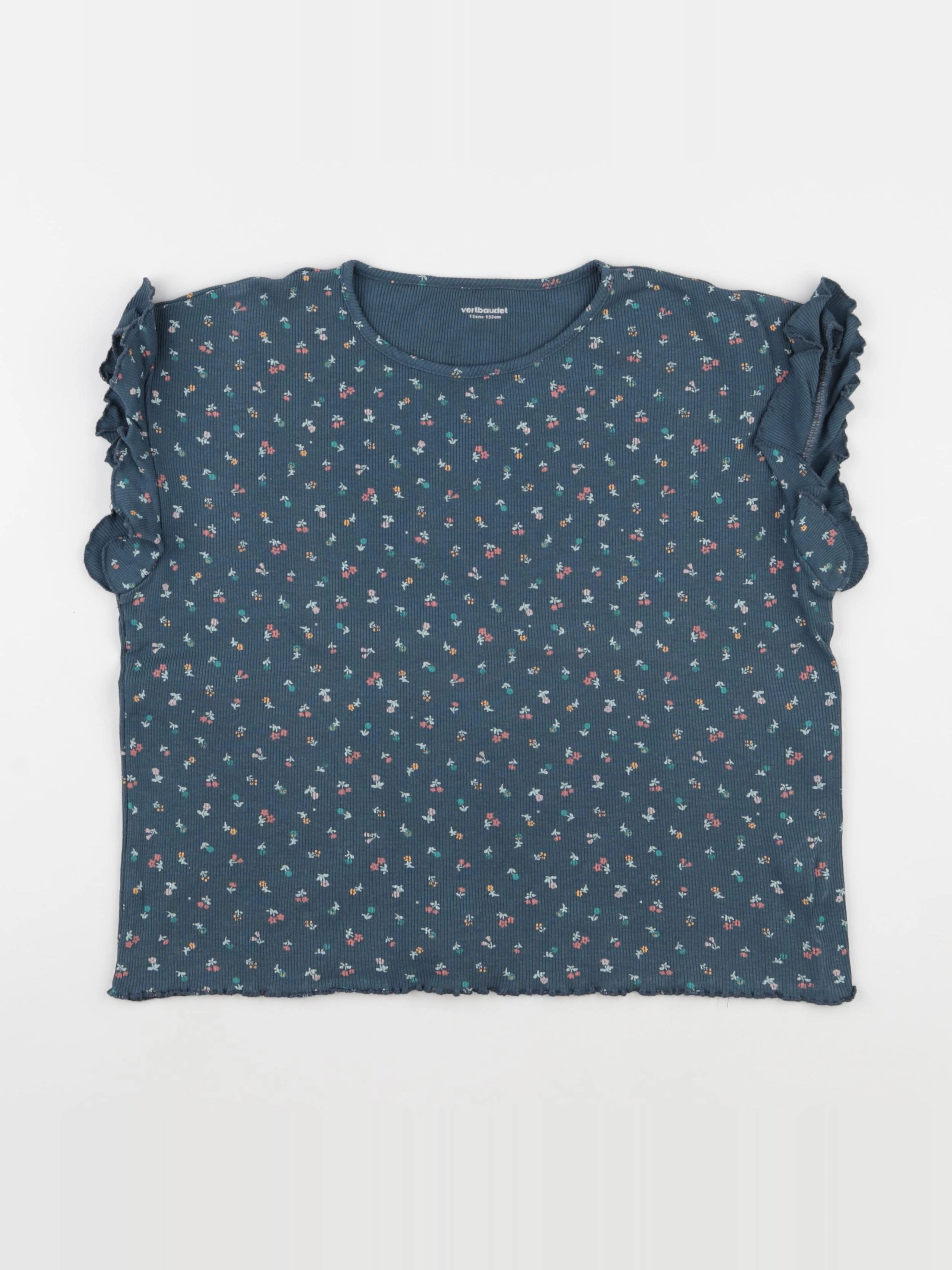 Vertbaudet - tee-shirt vert - 12 ans