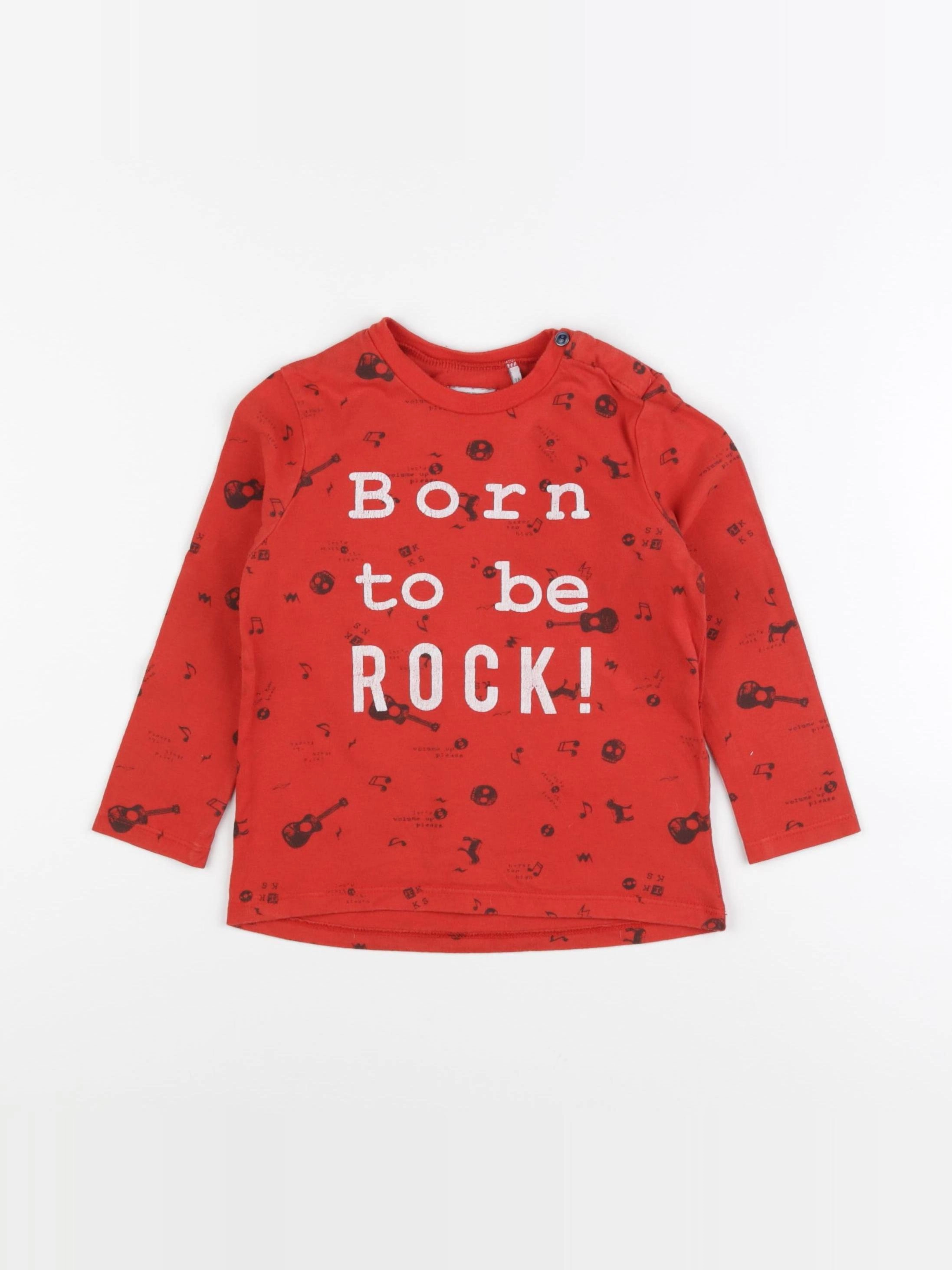 IKKS - tee-shirt rouge - 3 ans
