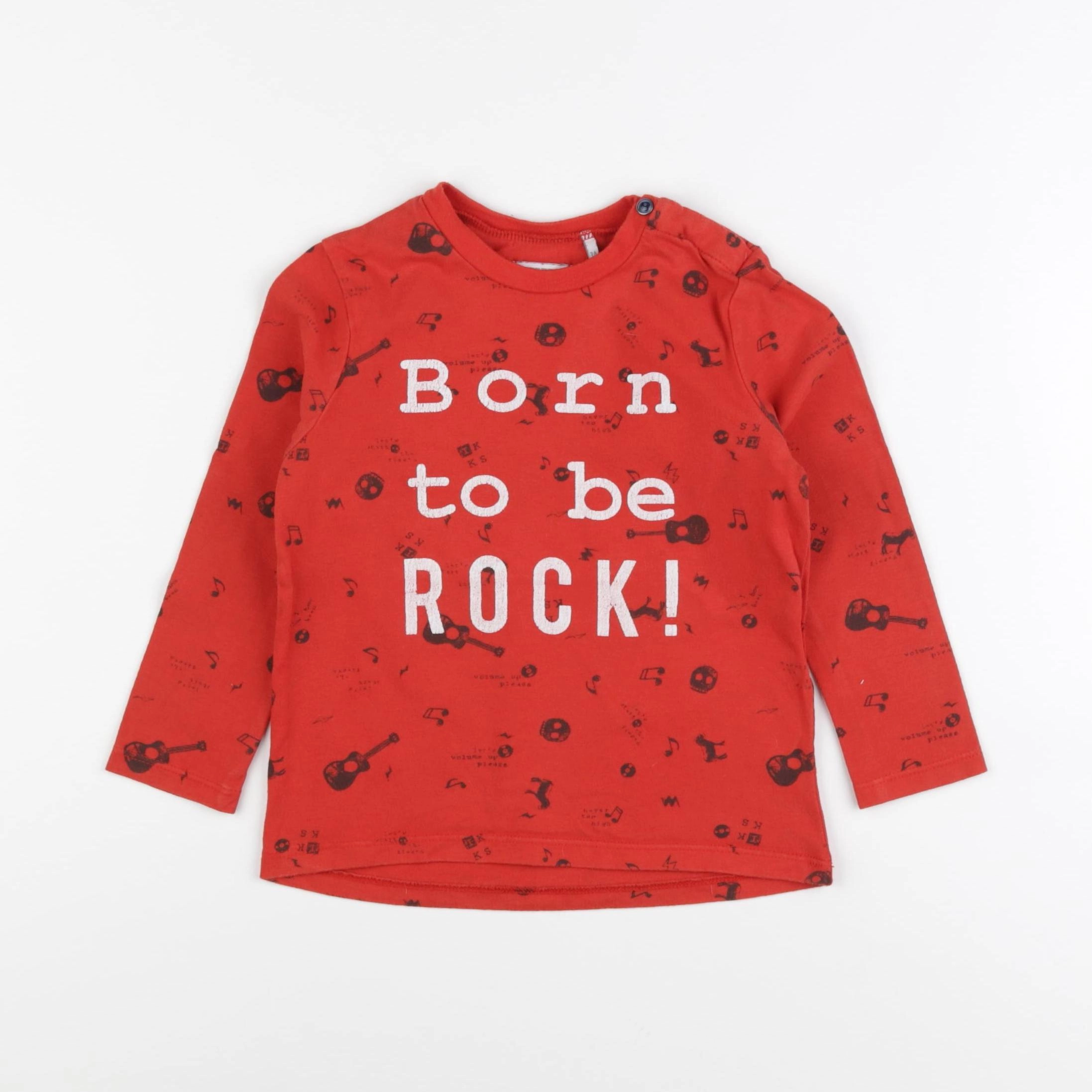 IKKS - tee-shirt rouge - 3 ans