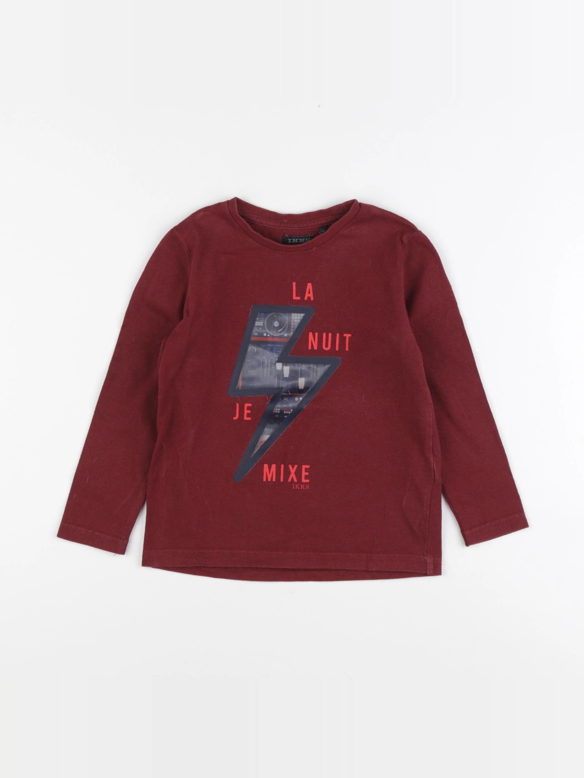IKKS - tee-shirt rouge - 3 ans