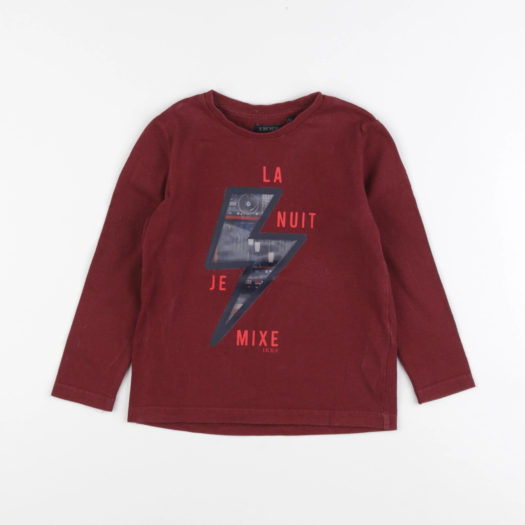 IKKS - tee-shirt rouge - 3 ans