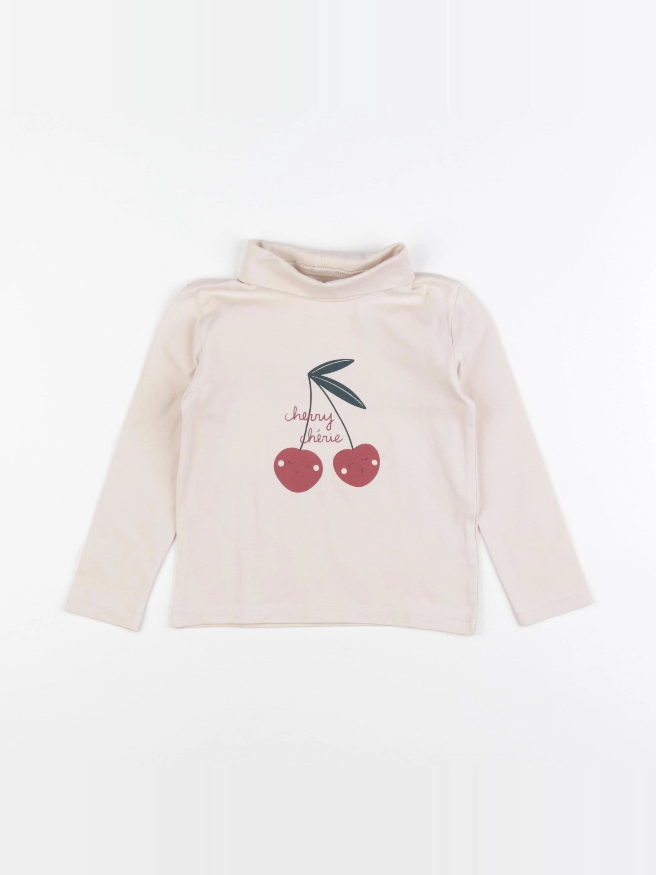 Vertbaudet - sous-pull beige - 3 ans