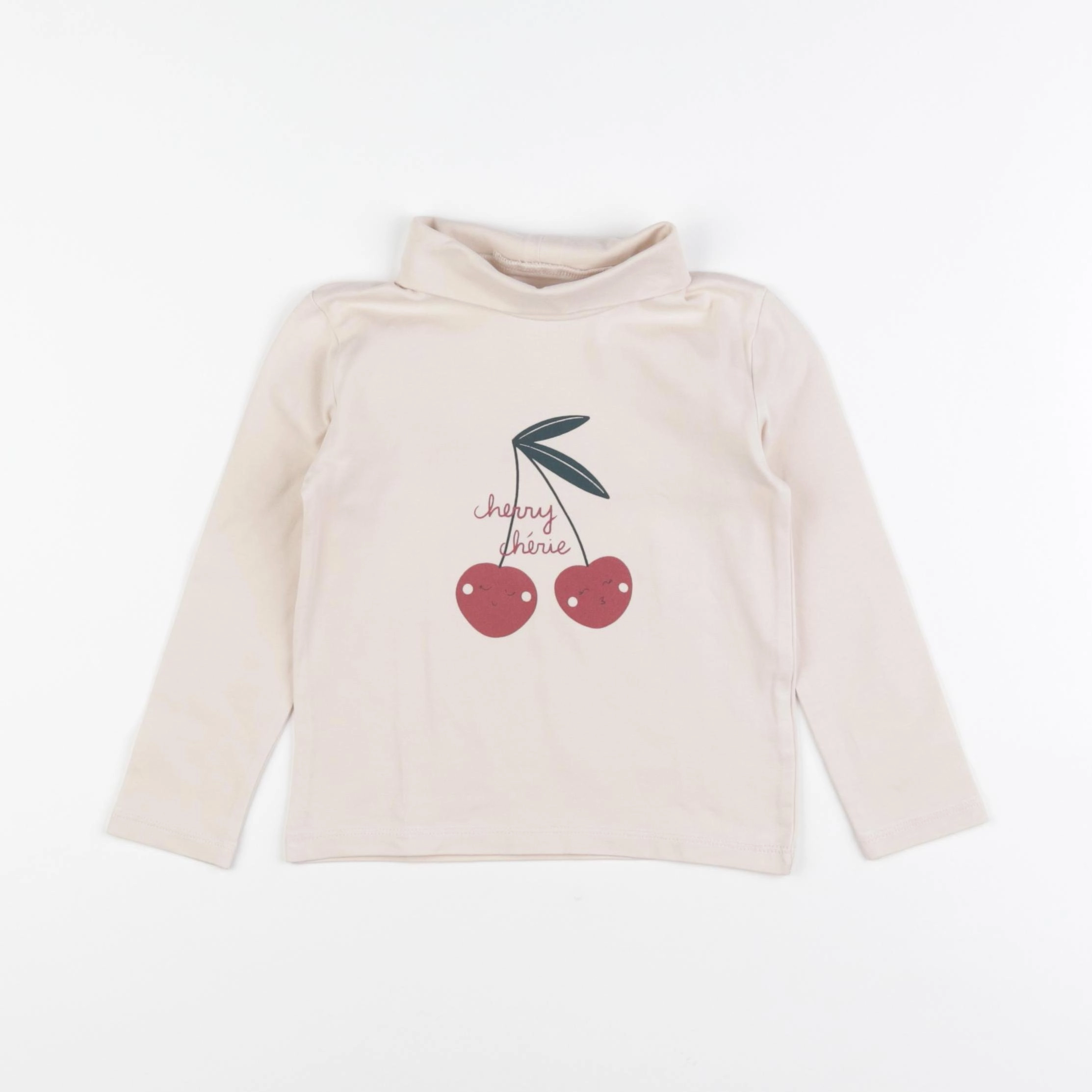 Vertbaudet - sous-pull beige - 3 ans