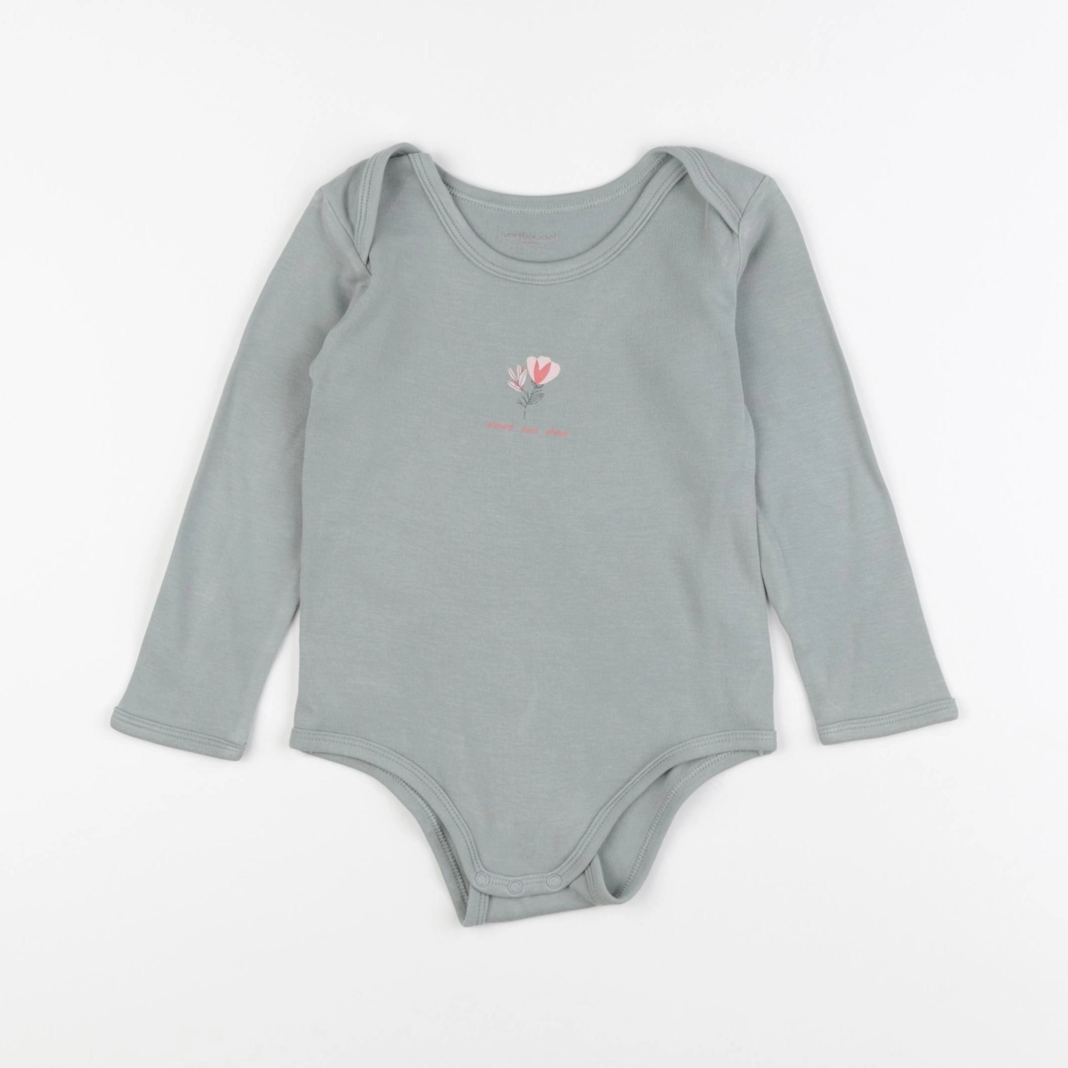Vertbaudet - body vert - 36 mois