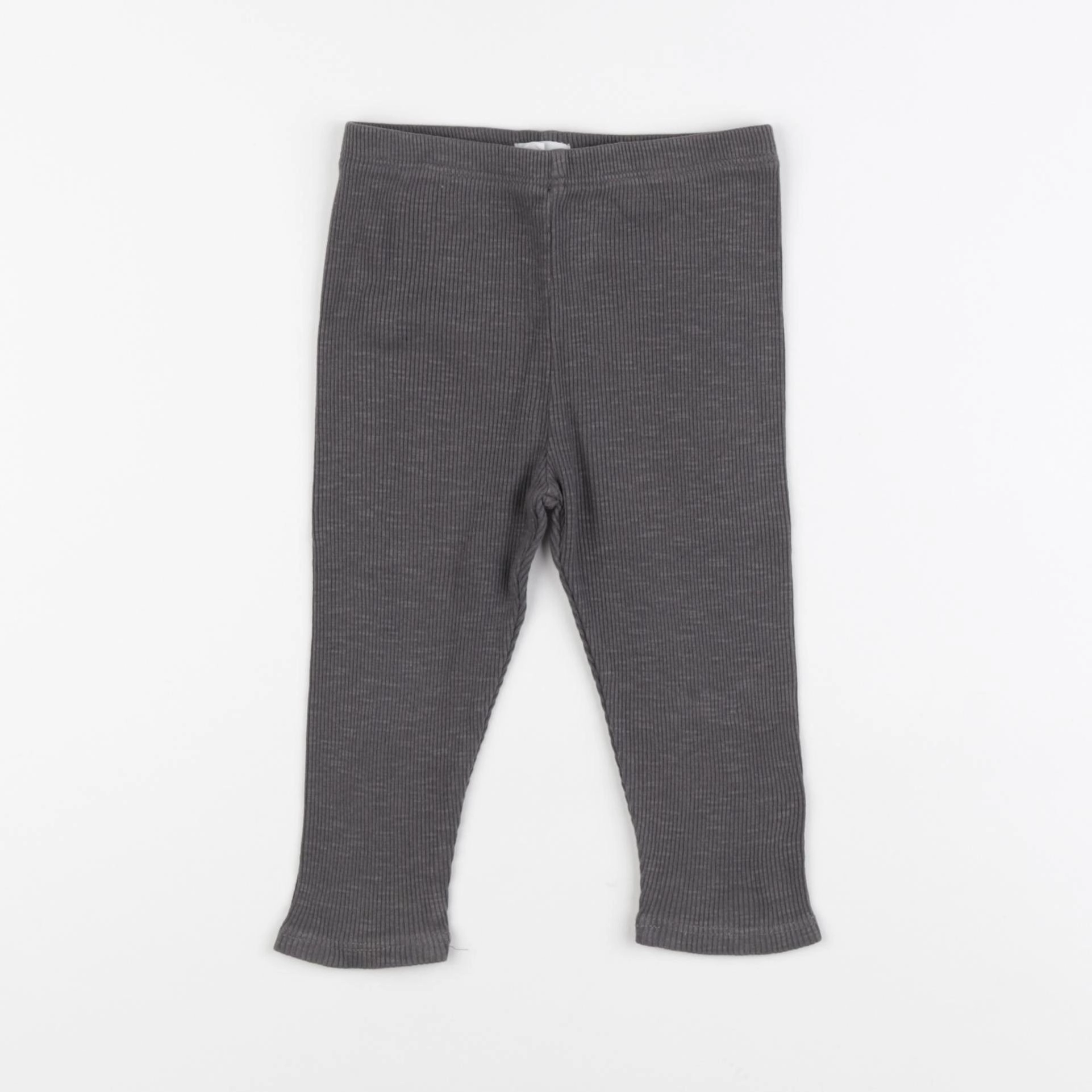Vertbaudet - legging gris - 12 mois