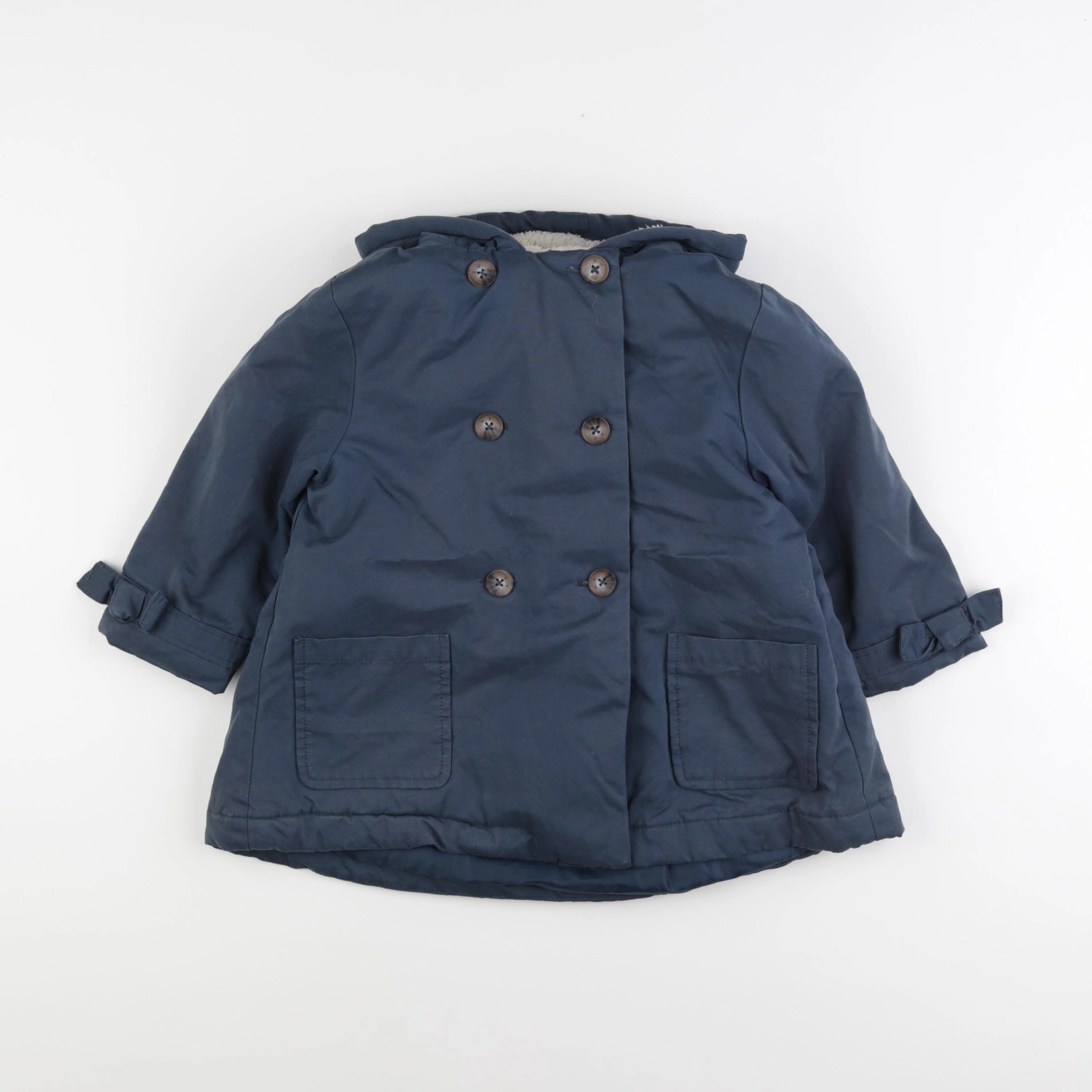 Vertbaudet - parka bleu - 5 ans