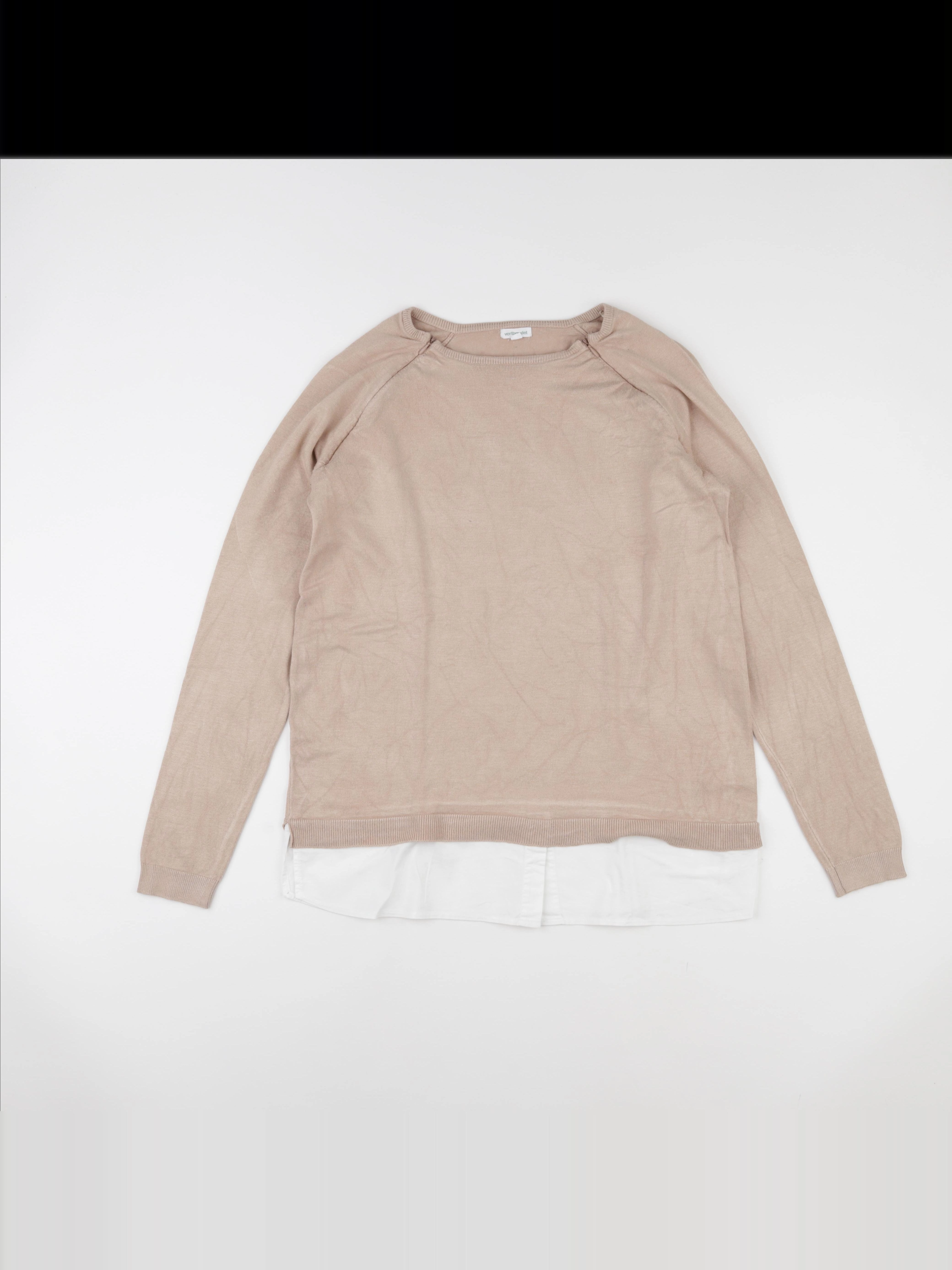 Vertbaudet - pull grossesse beige - 38 à 40