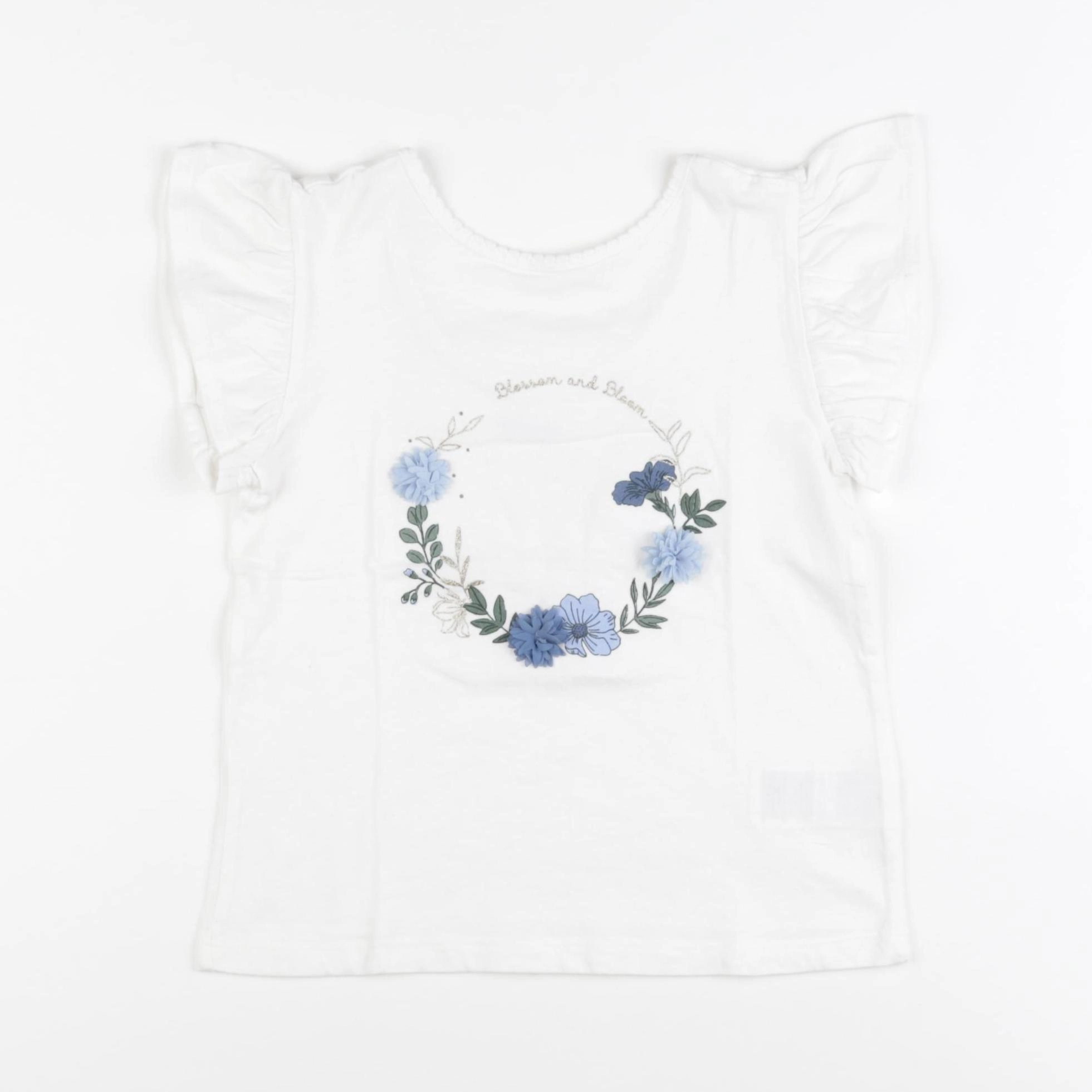Vertbaudet - tee-shirt blanc - 5 ans