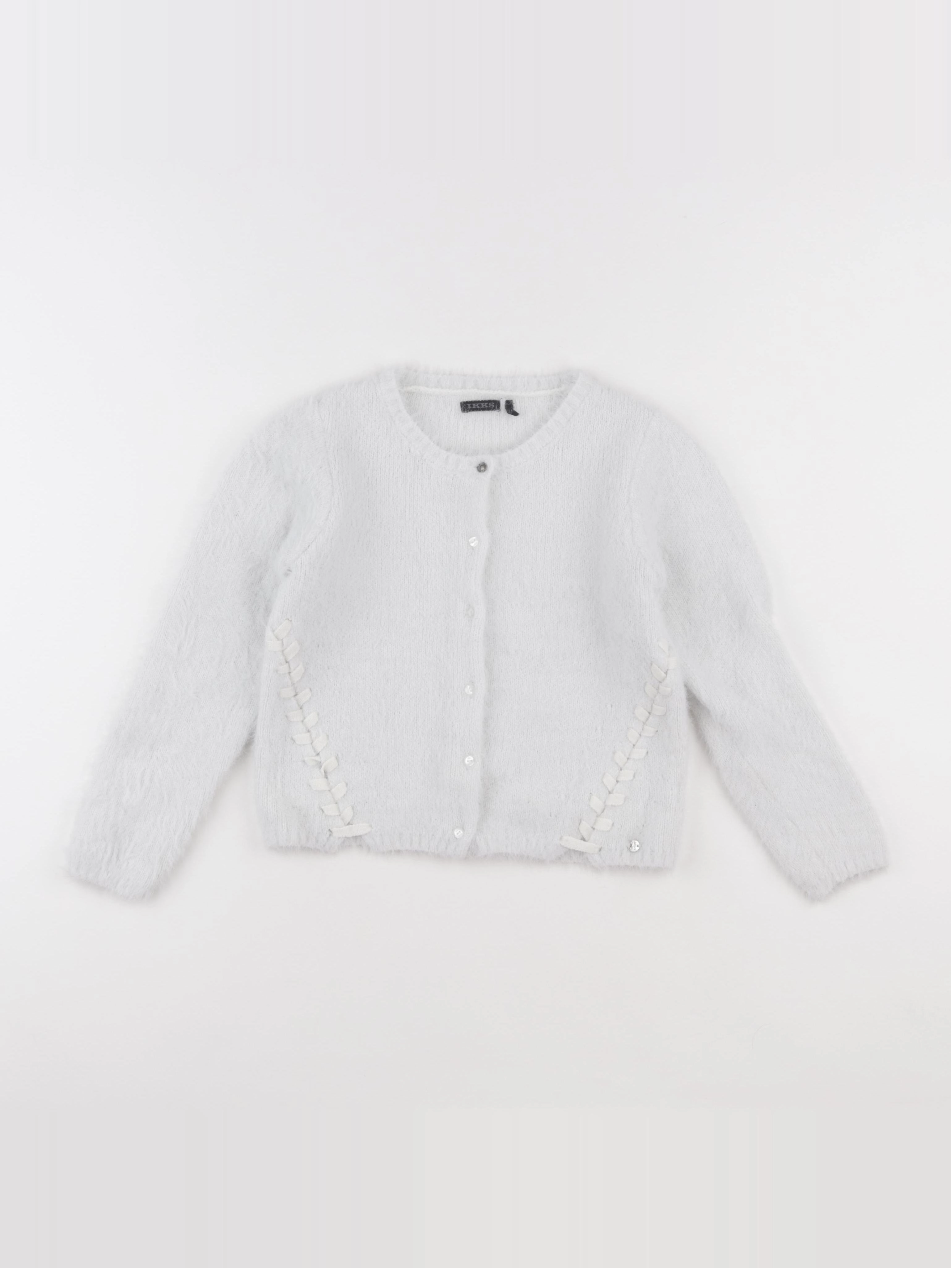 IKKS - gilet blanc - 8 ans