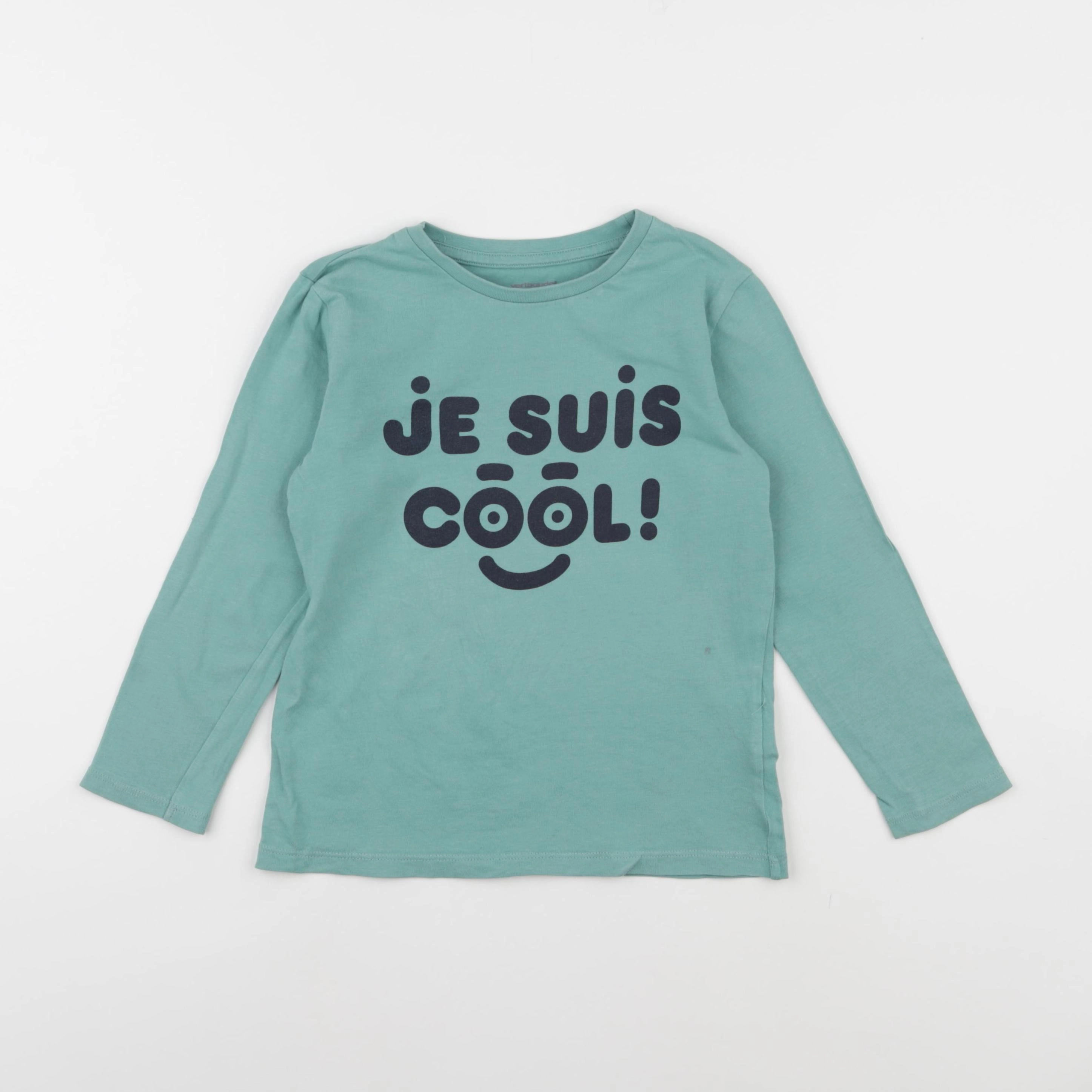 Vertbaudet - tee-shirt vert - 5 ans