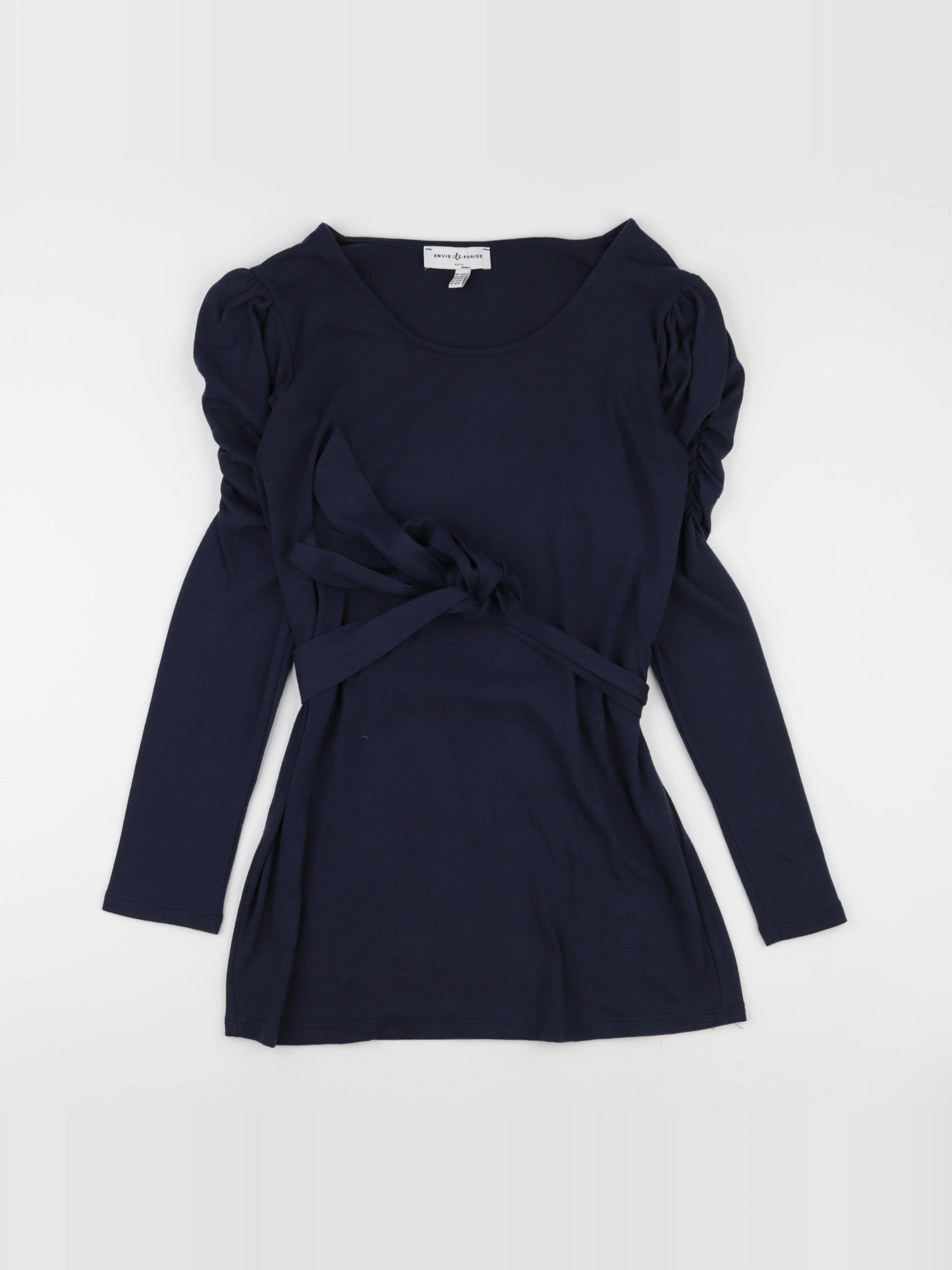 Envie de fraise - tee-shirt grossesse bleu - 40 à 42